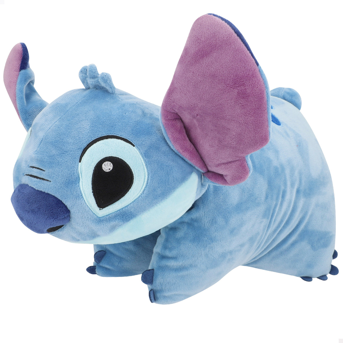 Stitch Cojín peluche 2 en 1 suave y aterciopelado