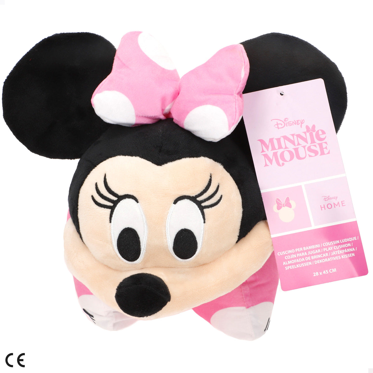 Minnie Cojín peluche 2 en 1 suave y aterciopelado