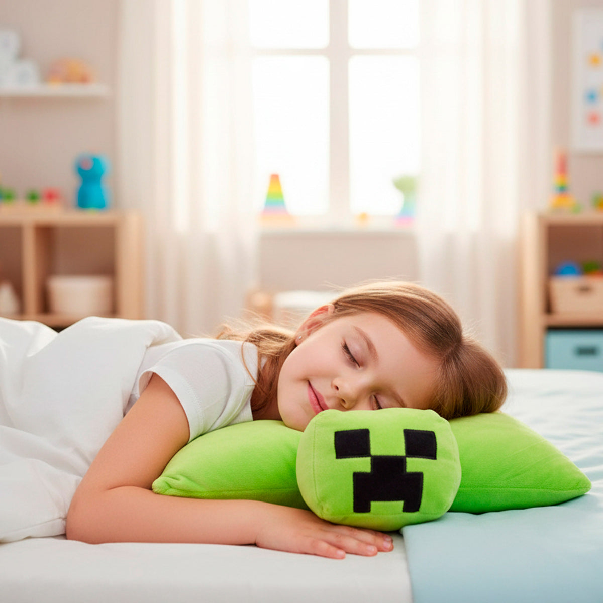Minecraft peluche 2 en 1 suave y aterciopelado
