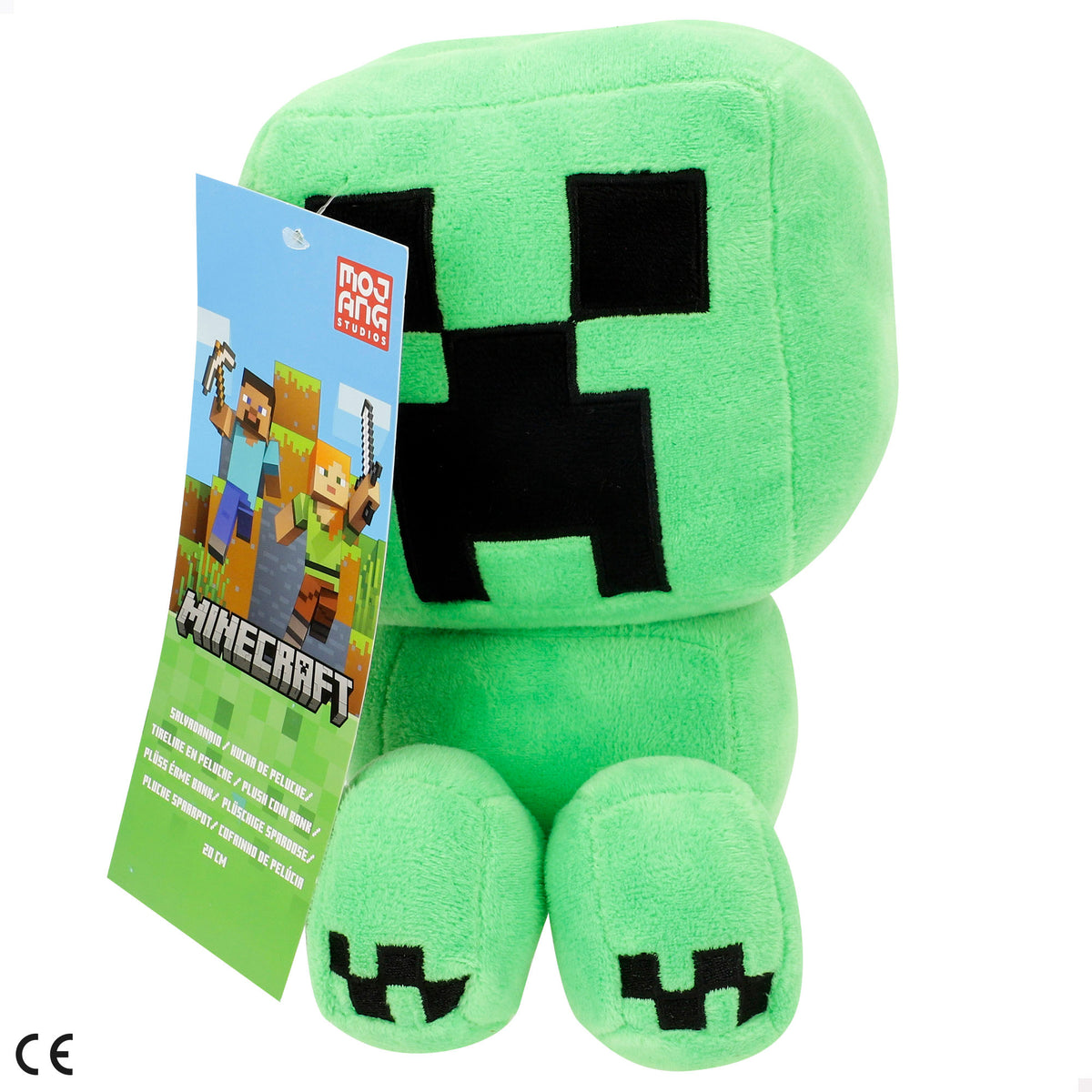 Minecraft Hucha de peluche para niños 20 cm