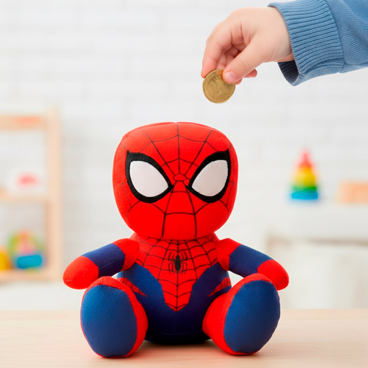 Spider-Man Hucha de peluche para niños 20 cm
