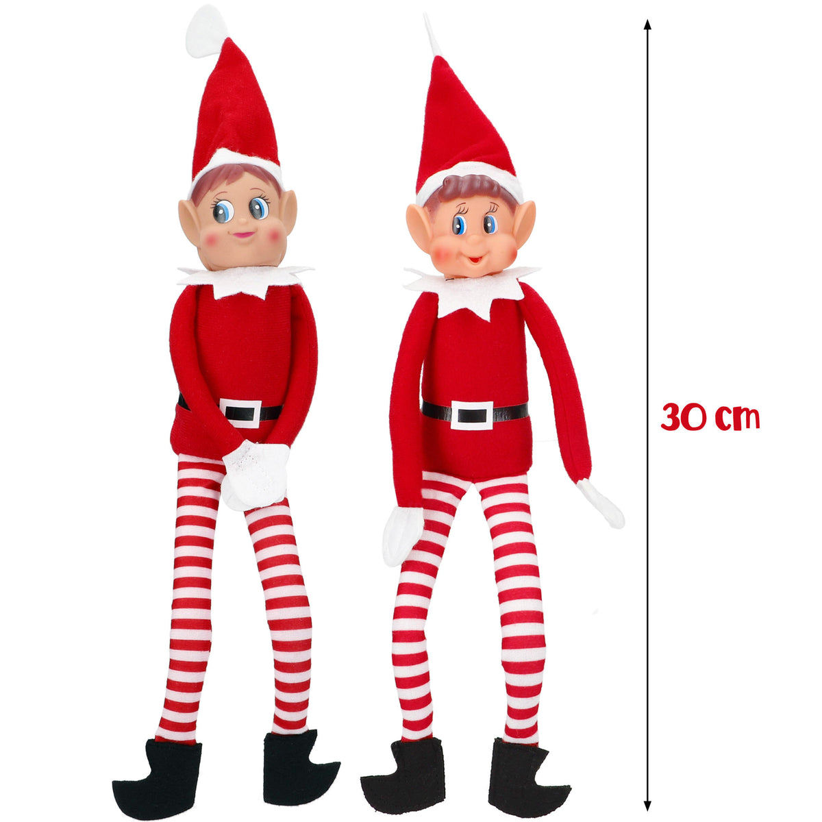 Elves Behavin' Badly Caja regalo Elfo travieso y Elvie 30 cm con accesorios