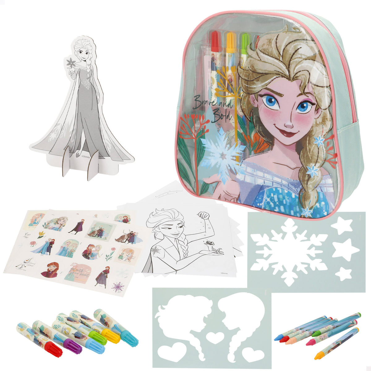 Frozen Set de dibujo con mochila