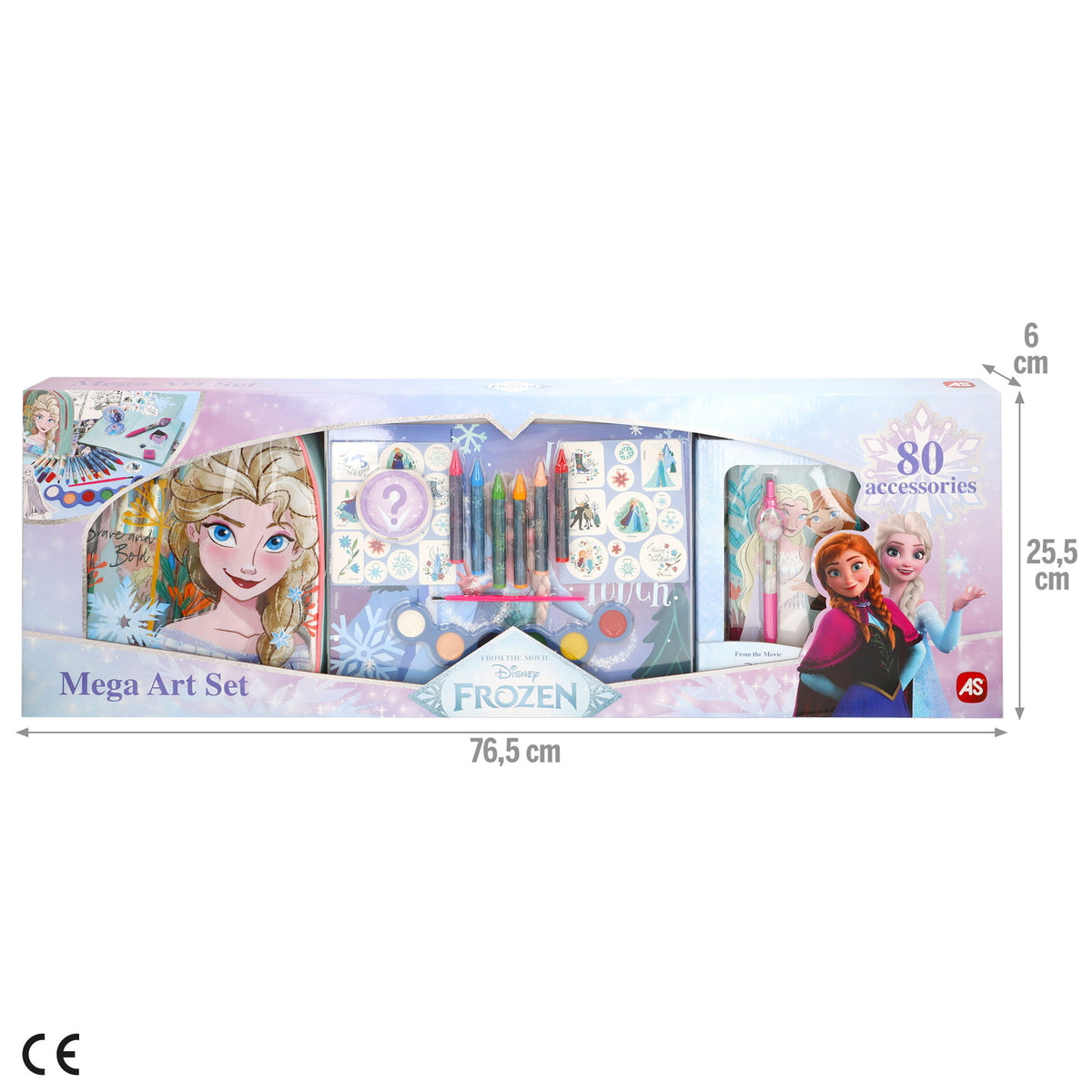 Frozen Set de dibujo 80 piezas + 3 años