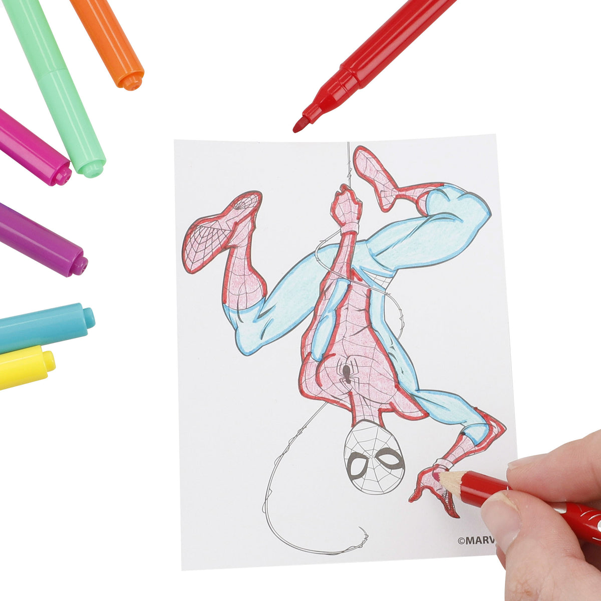 Spiderman Set dibujo formato maletín 50 piezas