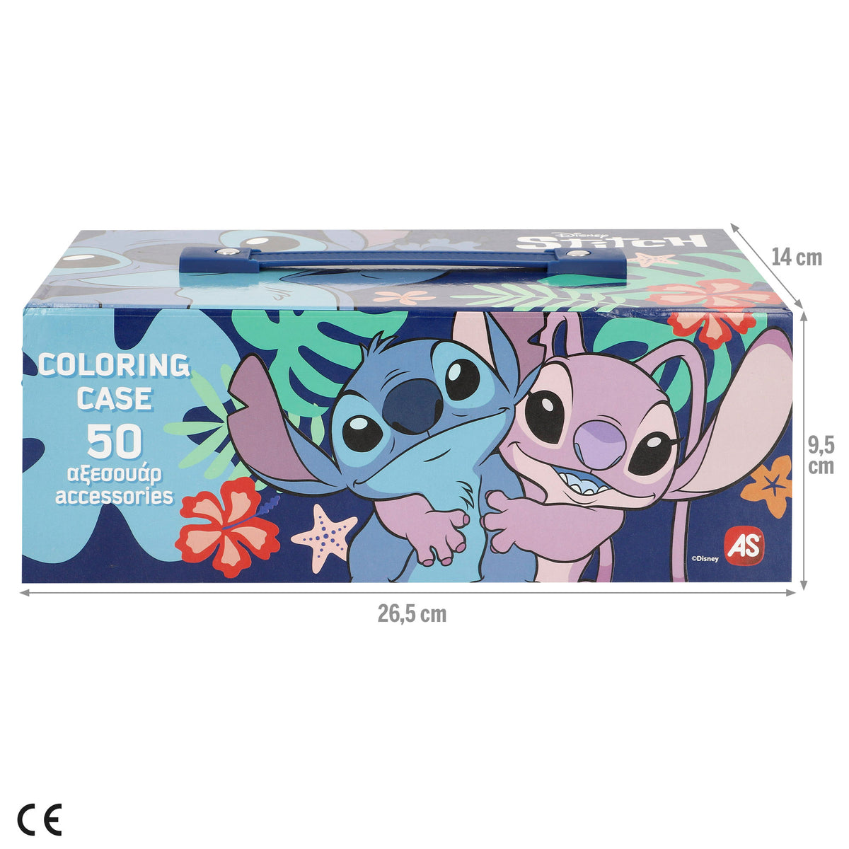 Stitch Set dibujo formato maletín 50 piezas