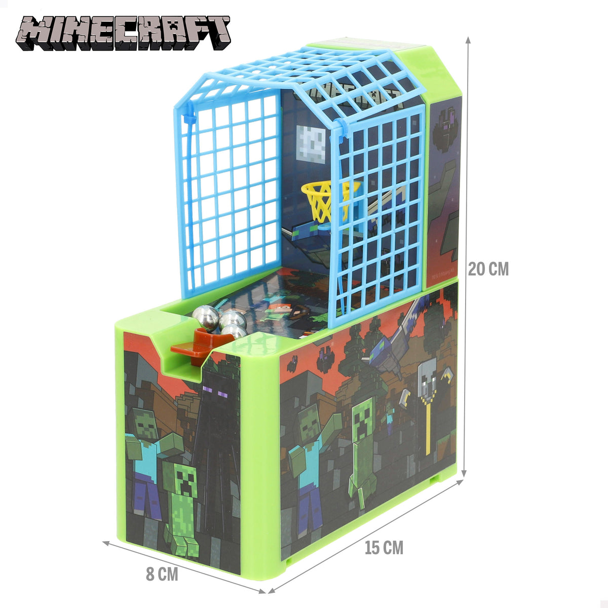 Minecraft Juego baloncesto arcade + 3 años