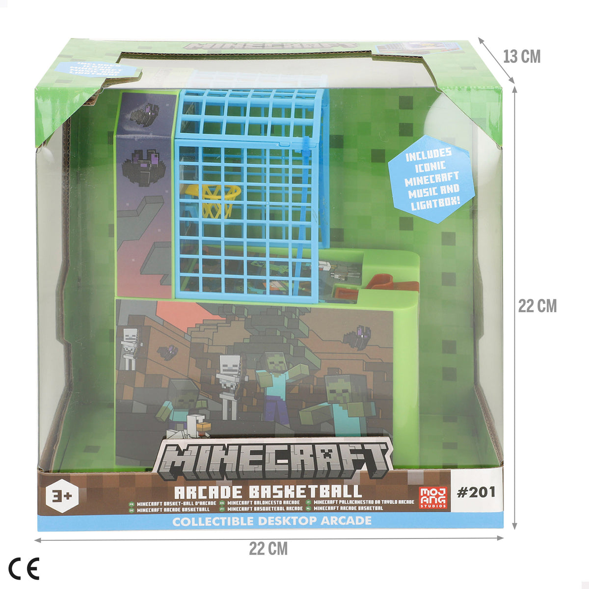 Minecraft Juego baloncesto arcade + 3 años