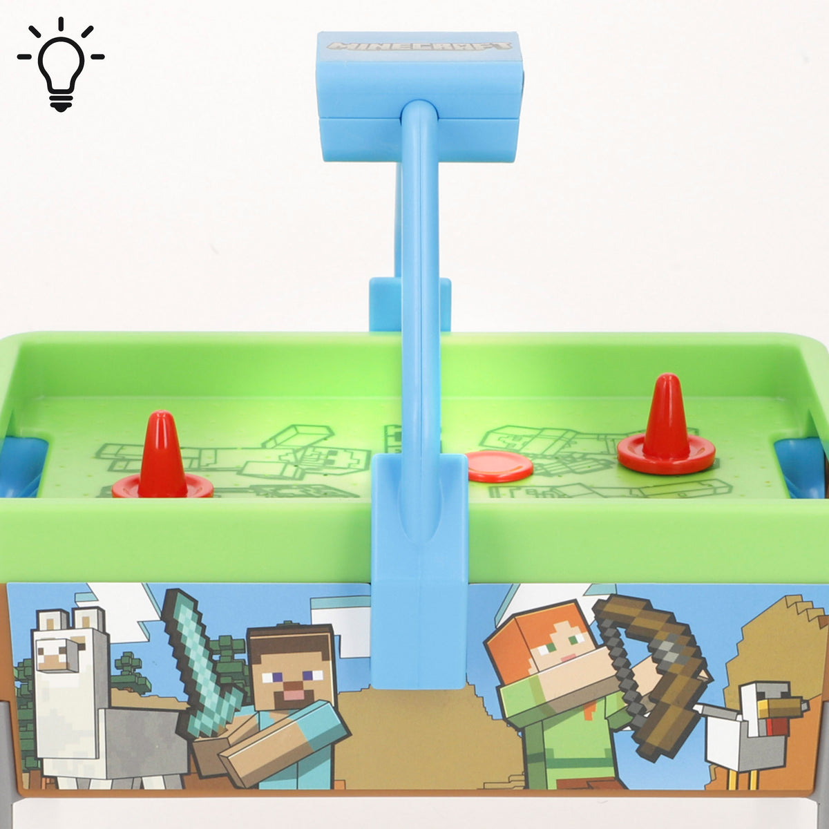 Minecraft Mini air hockey de mesa + 3 años