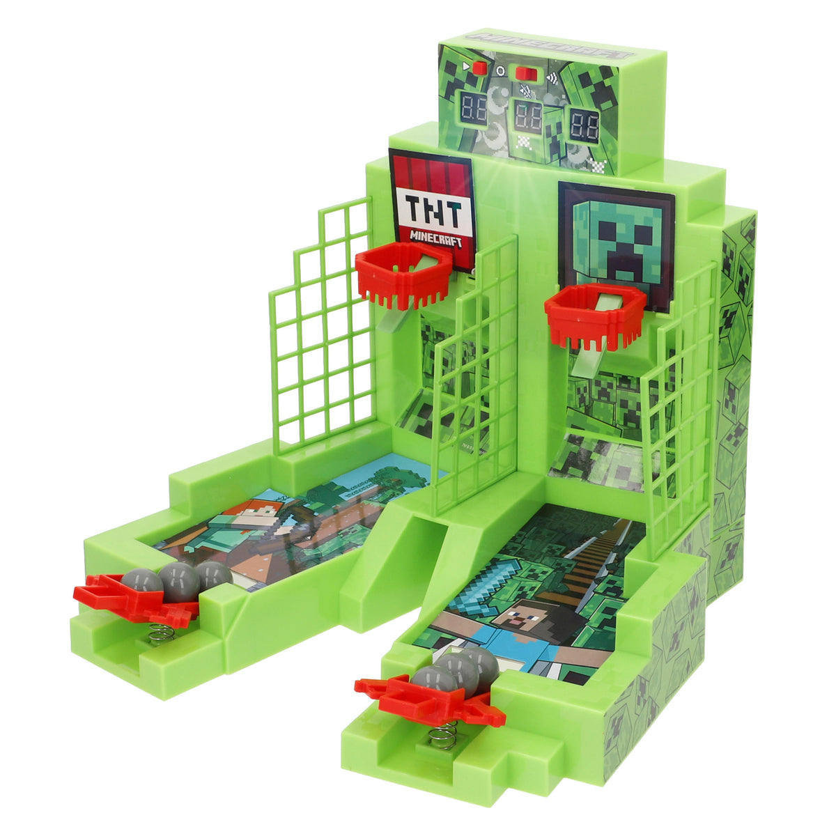Minecraft Juego baloncesto arcade de mesa creeper + 3 años