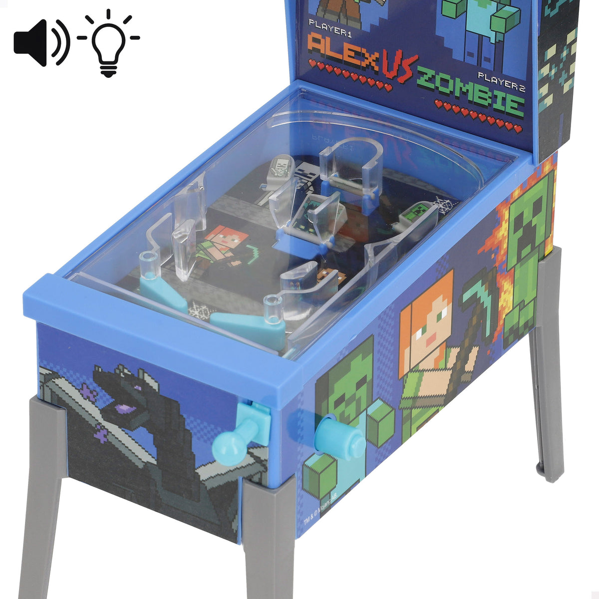 Minecraft Mini pinball arcade + 3 años