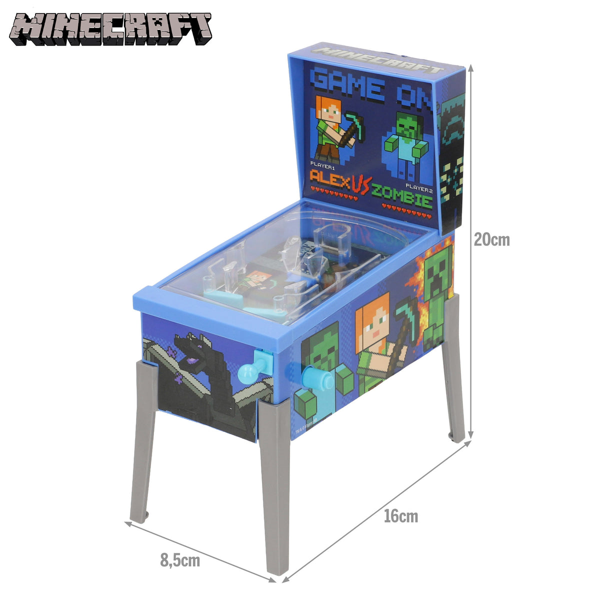 Minecraft Mini pinball arcade + 3 años