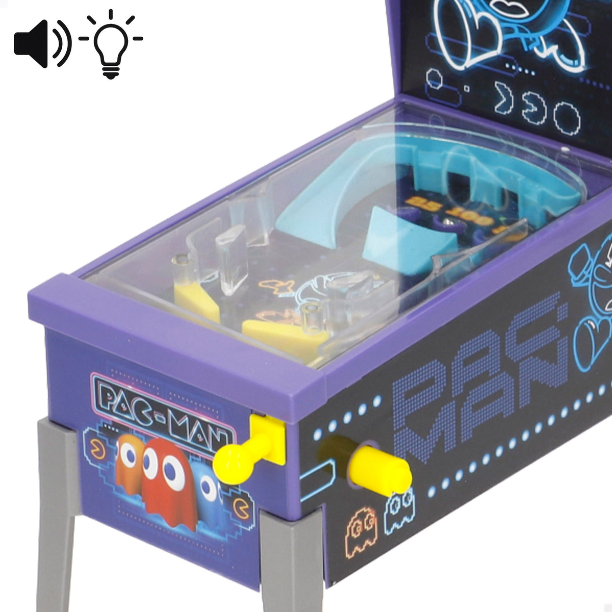 Pac-Man Mini pinball arcade neón + 3 años