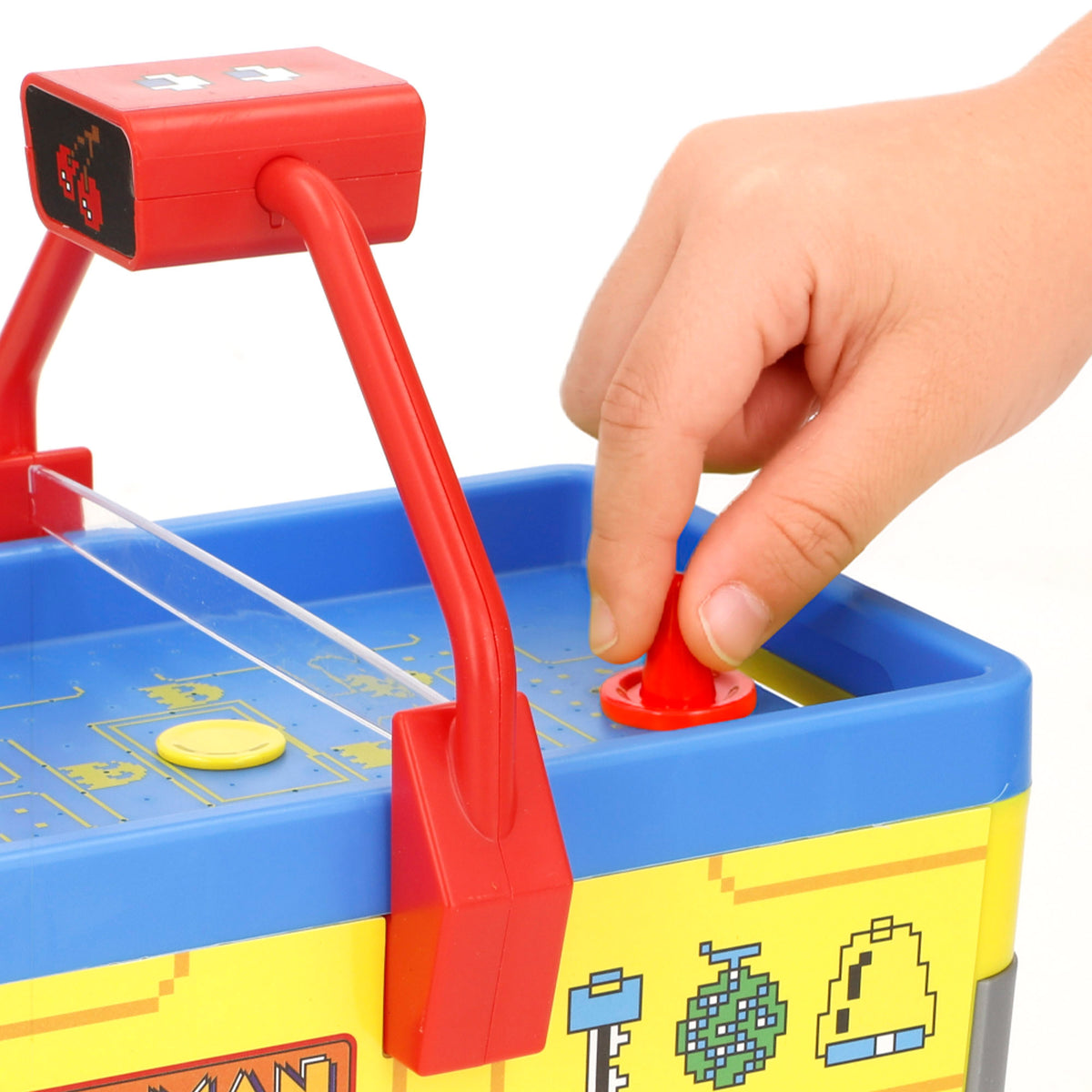 PAC-MAN Mini air hockey de mesa + 3 años