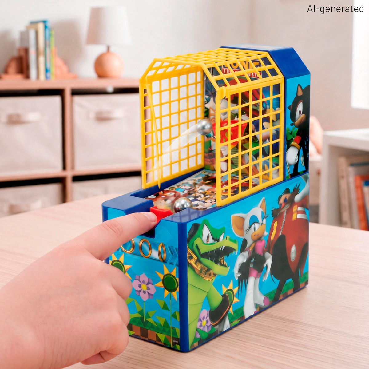 Sonic Juego baloncesto arcade de mesa + 3 años