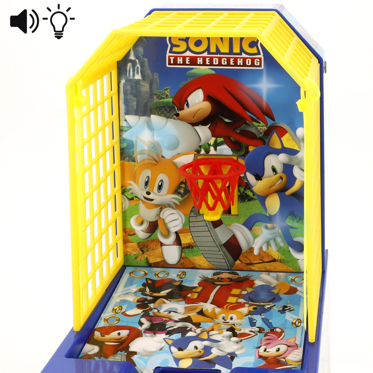 Sonic Juego baloncesto arcade de mesa + 3 años