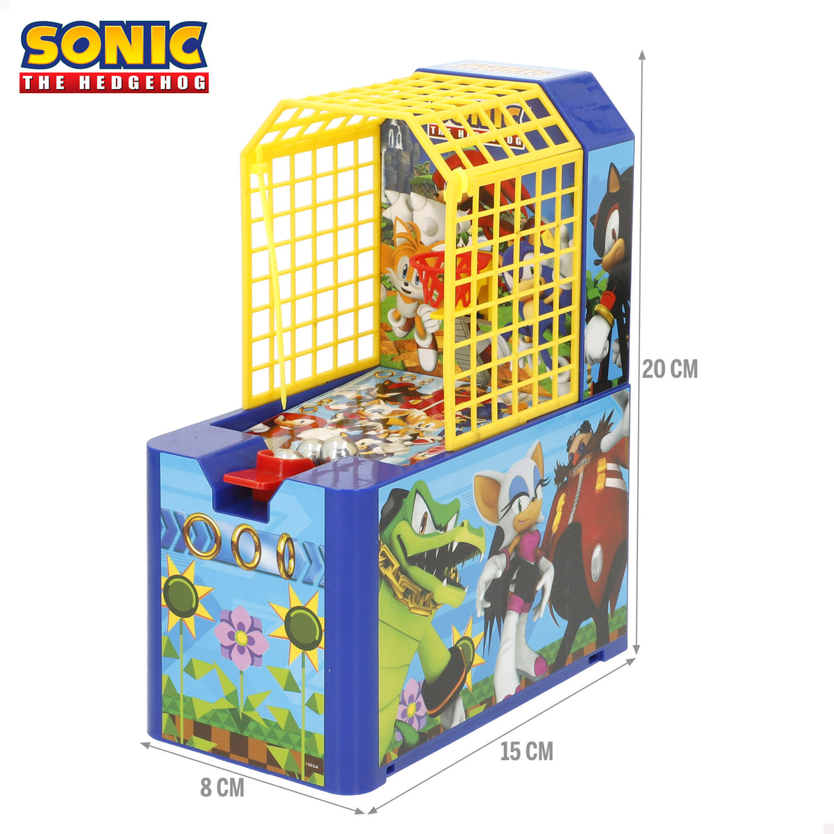Sonic Juego baloncesto arcade de mesa + 3 años