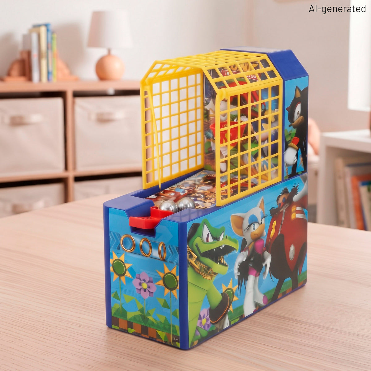 Sonic Juego baloncesto arcade de mesa + 3 años