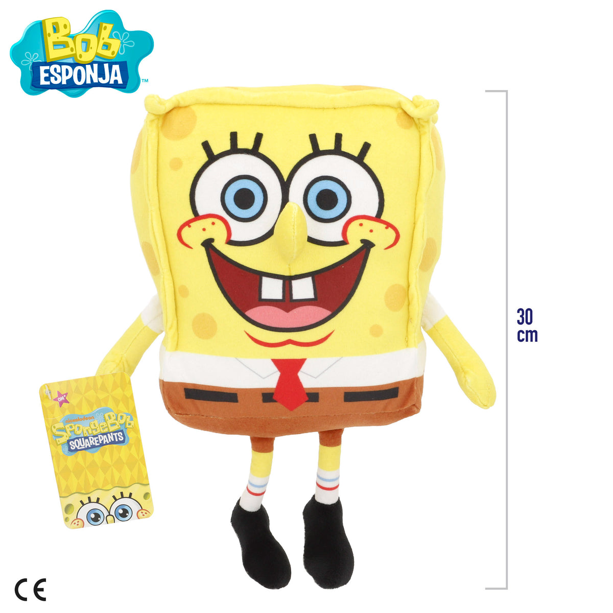 Bob Esponja Peluche suave y acolchado 30 cm
