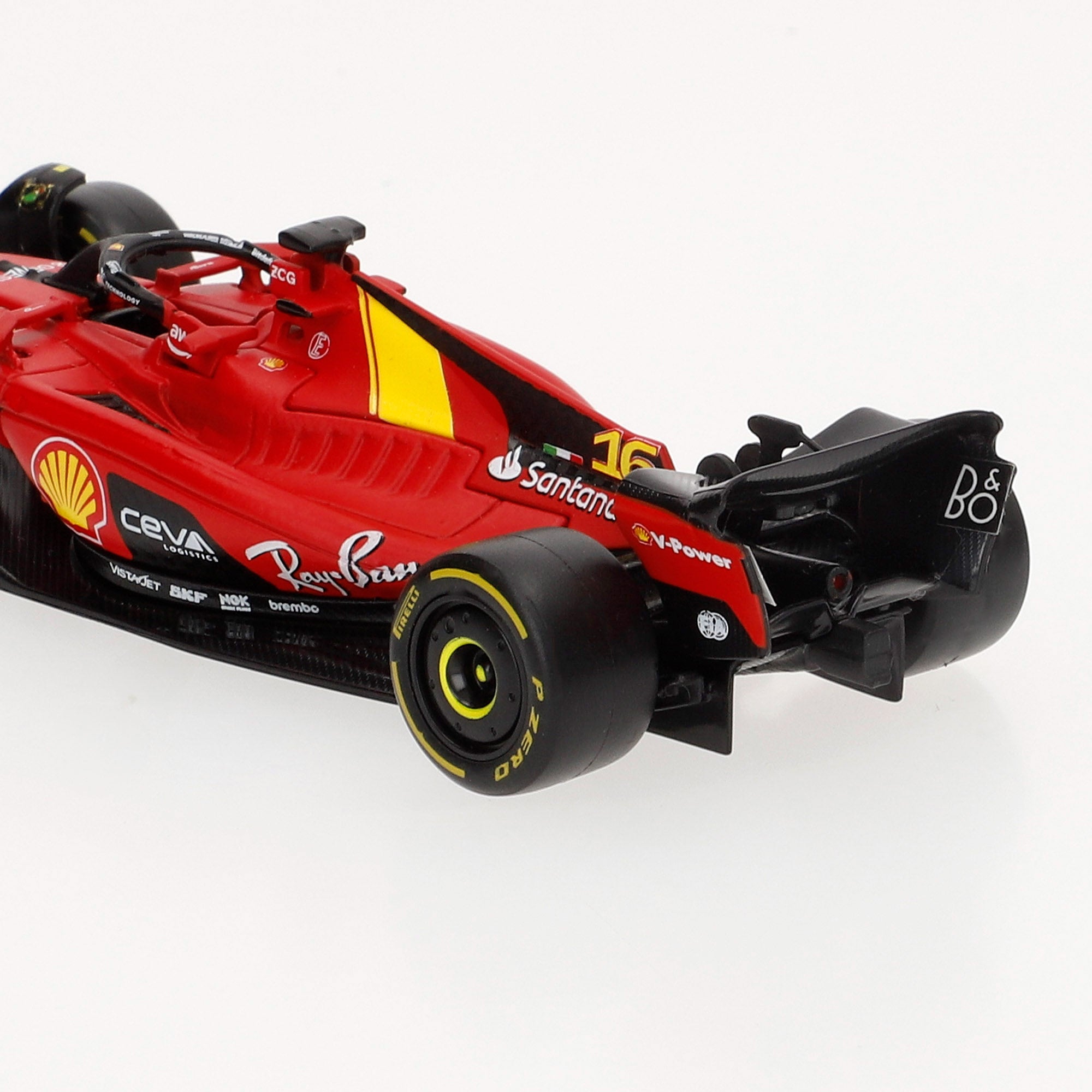 Burago Set 2 coches 1:43 Ferrari Racing SF-23 Sainz y Leclerc F1 2023