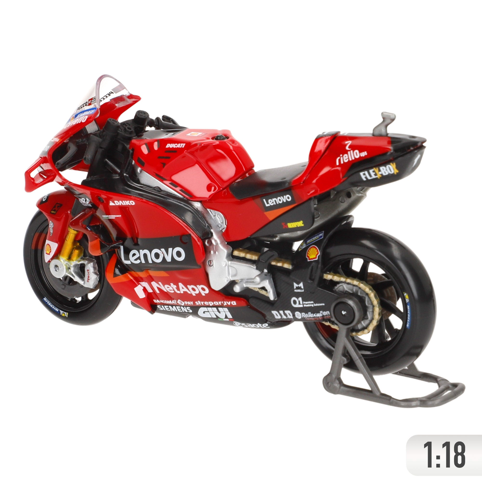 Maisto Moto 1:18 Ducati Desmosedici Bagnaia MotoGP 2022