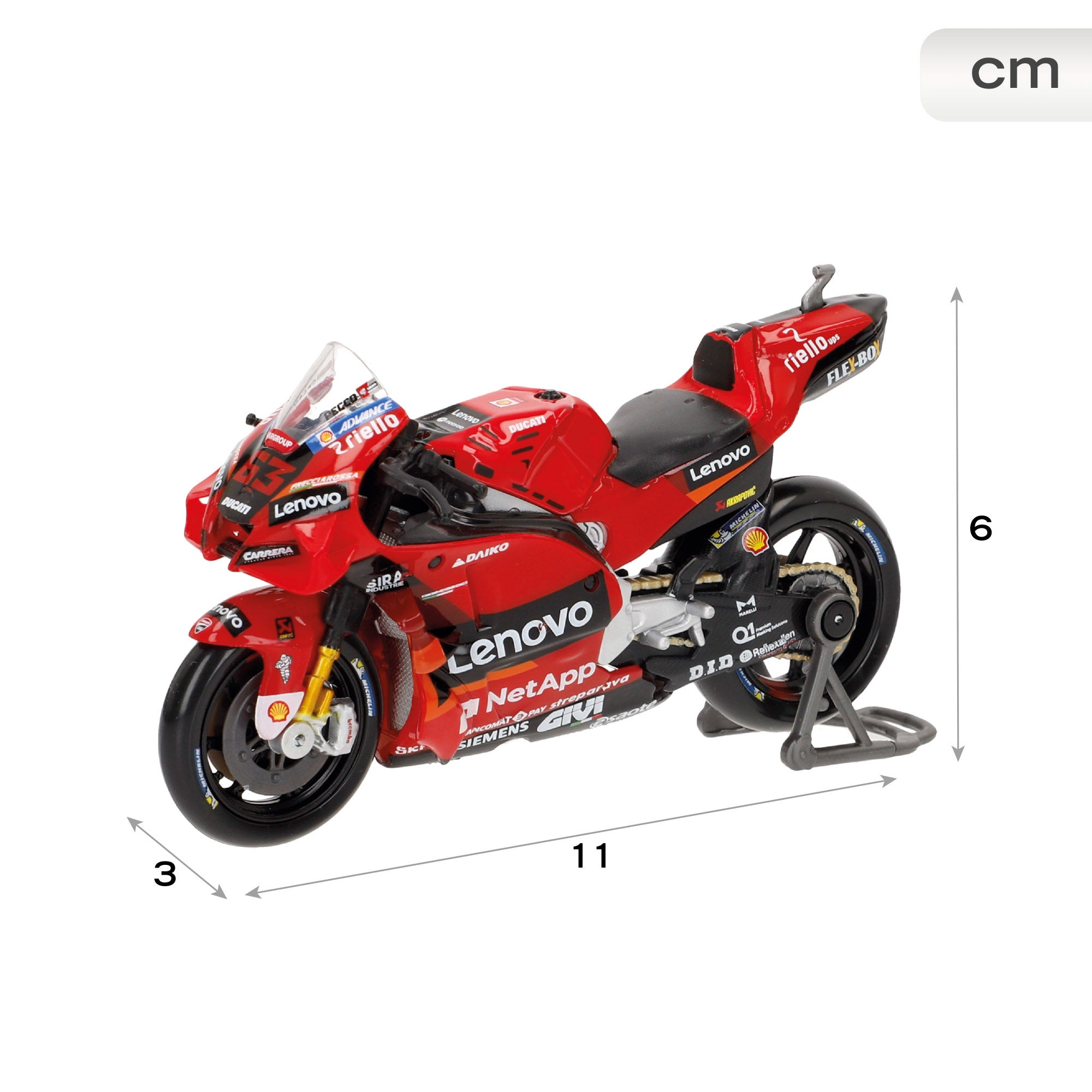 Maisto Moto 1:18 Ducati Desmosedici Bagnaia MotoGP 2022