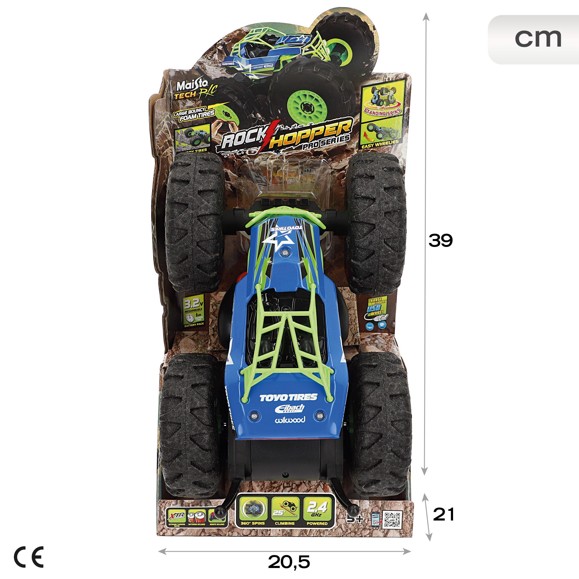 Maisto Coche teledirigido Rock Hopper Pro Series giros 360º