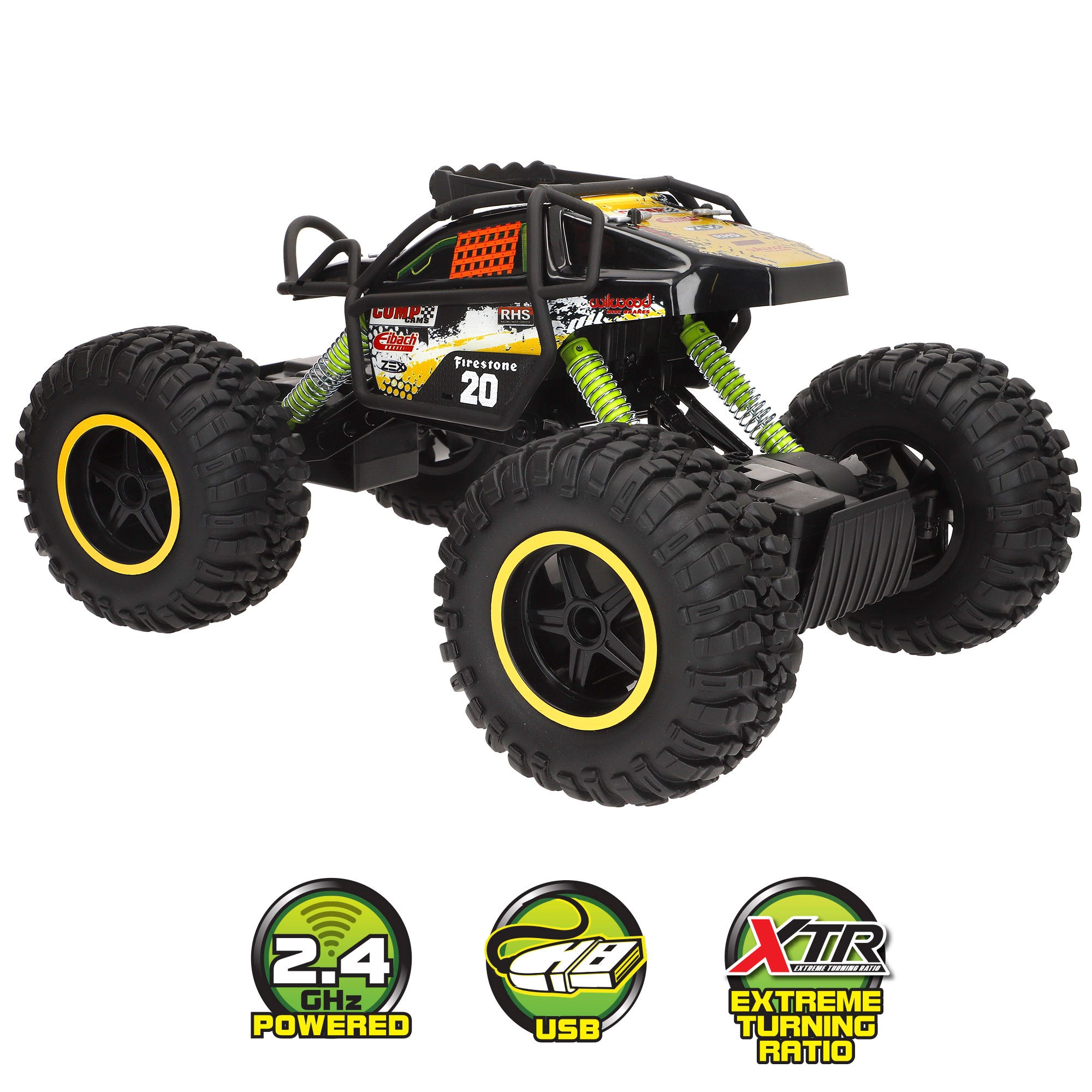Maisto Coche teledirigido 4x4 Rock Crawler Pro Series 4WS