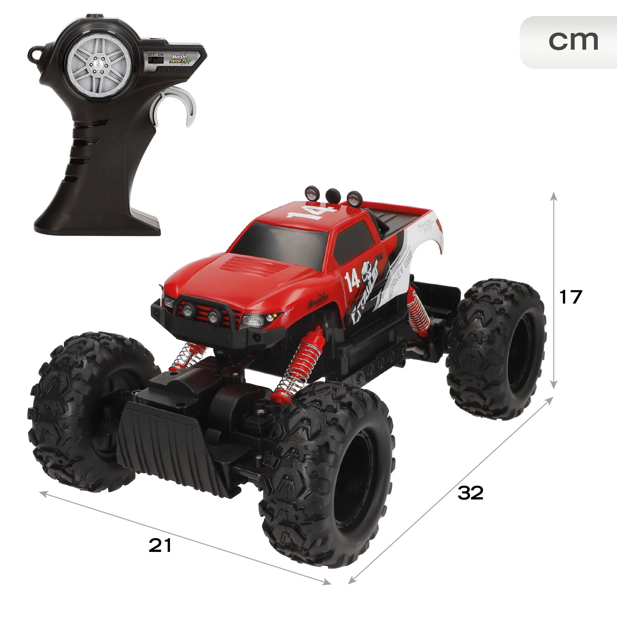 Maisto Coche teledirigido 4x4 Rock Crawler