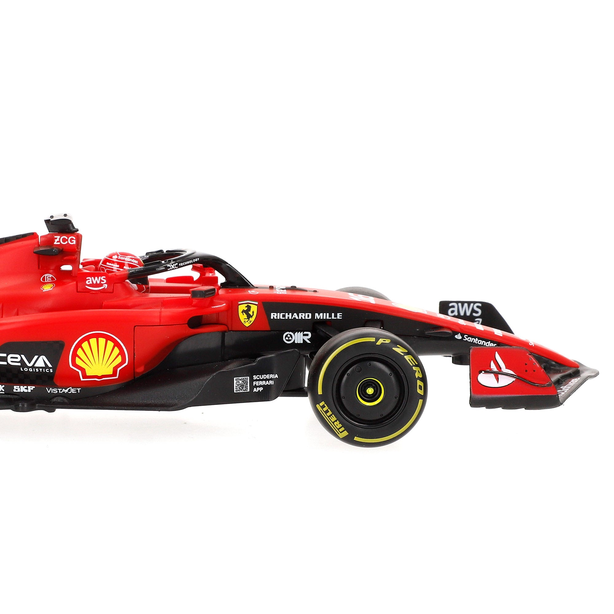 Maisto Coche teledirigido F1 2023 Ferrari SF-23 Leclerc 1:24