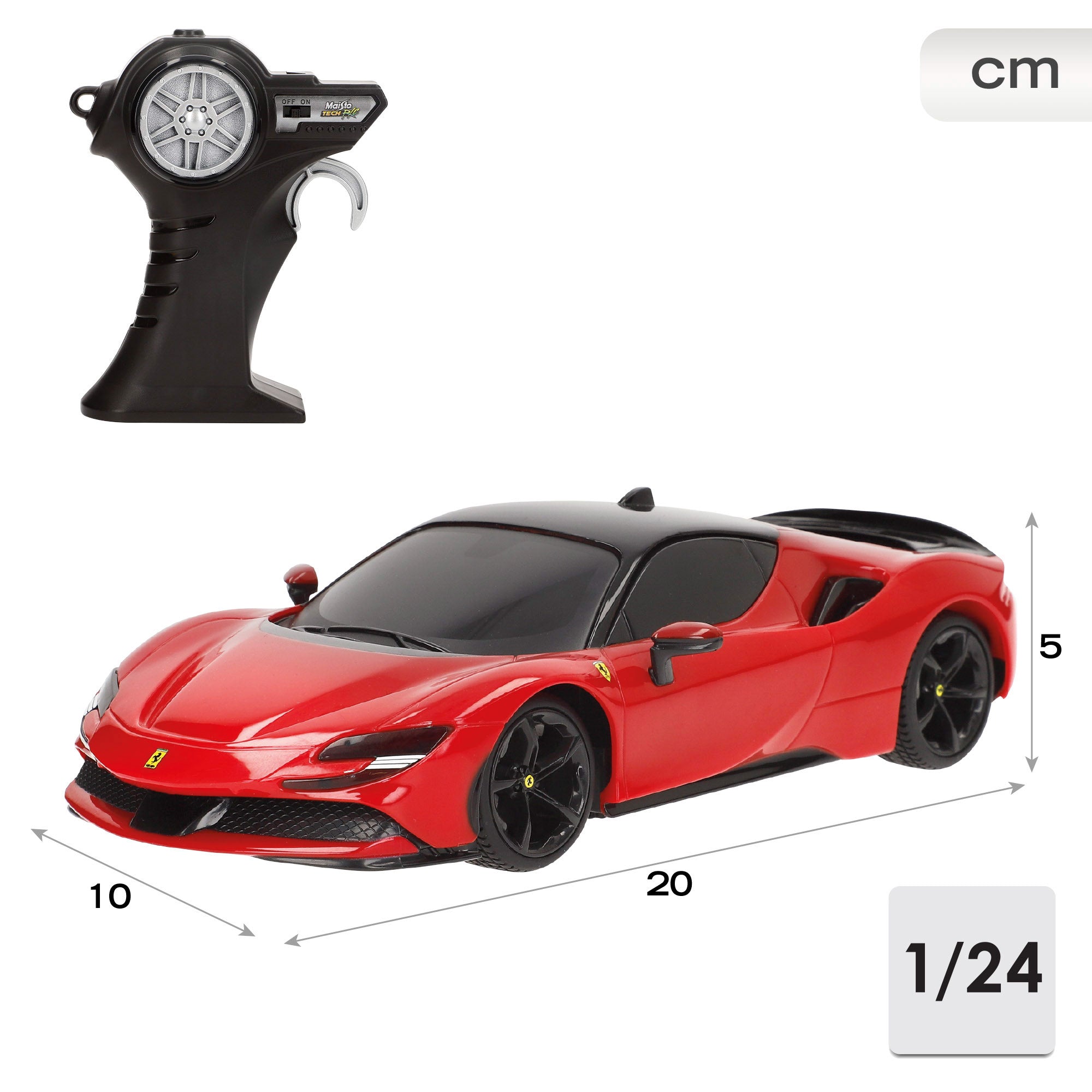 Maisto Coche teledirigido Ferrari SF90 Stradale 1:24