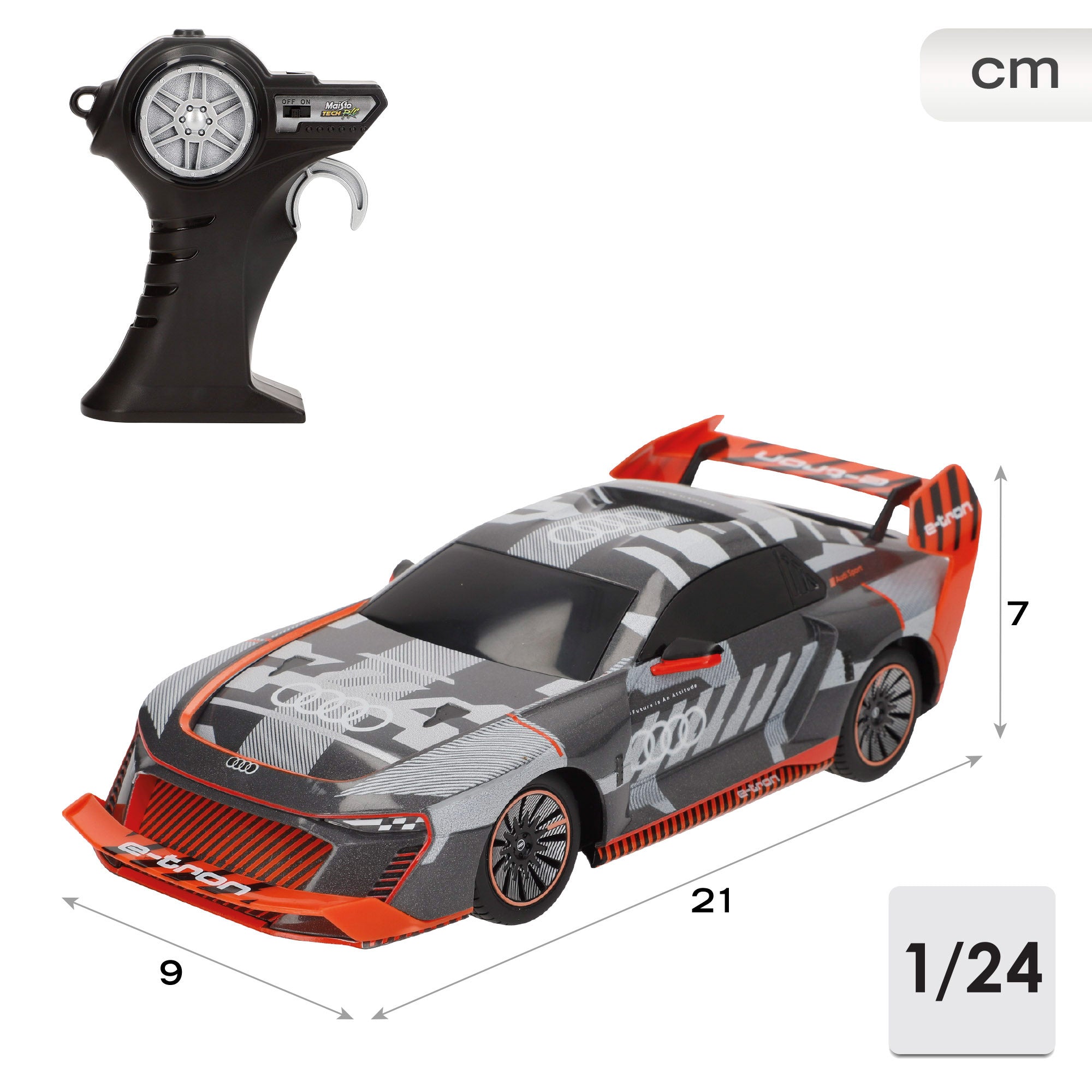 Maisto Coche teledirigido Audi S1 E-Tron Quattro 1:24