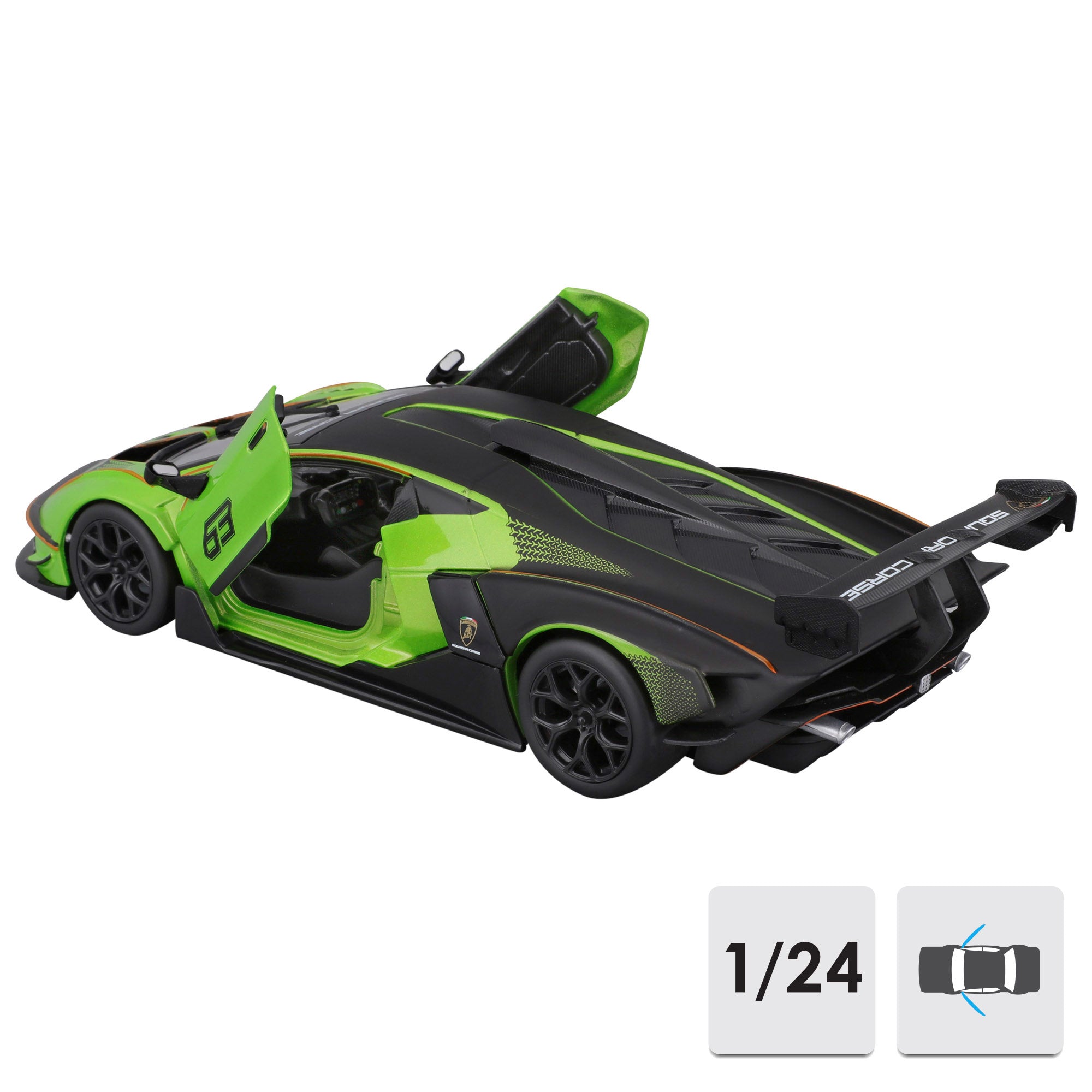 Burago Maqueta coche carreras Lamborghini Essenza SCV12 1:24