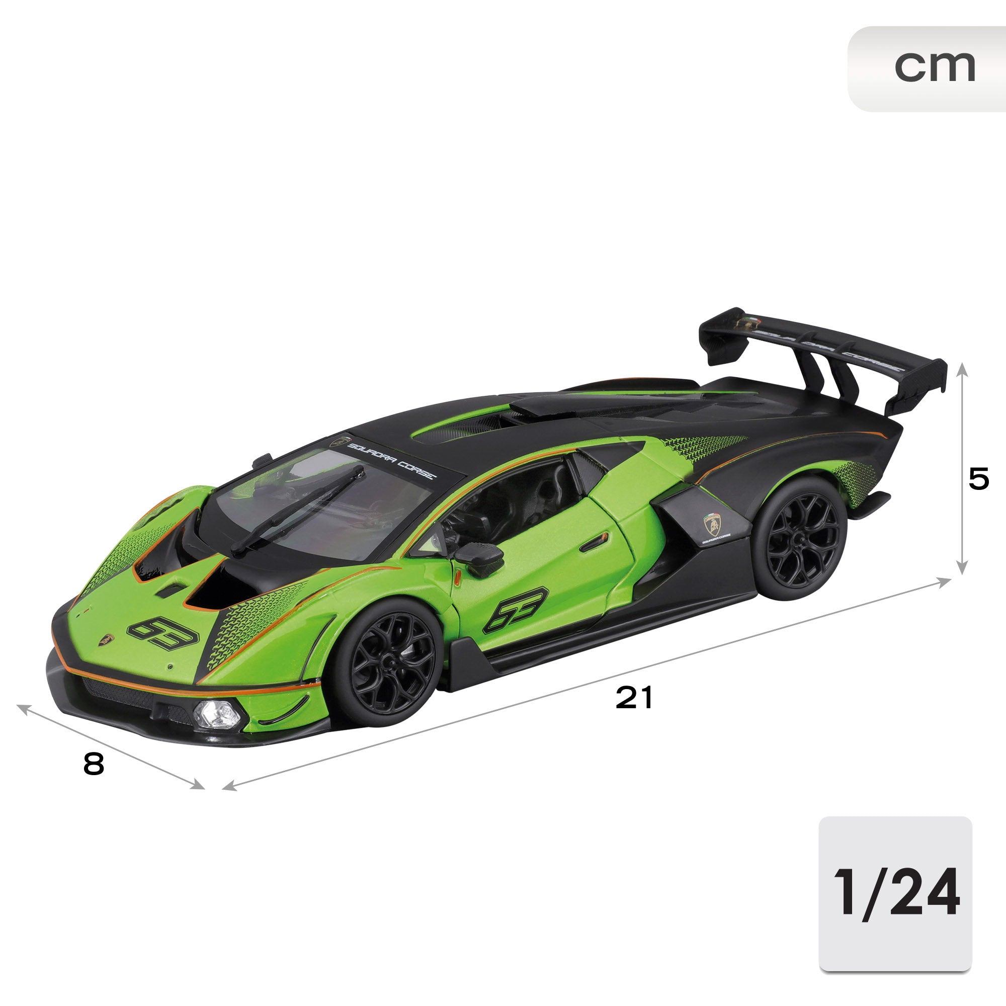 Burago Maqueta coche carreras Lamborghini Essenza SCV12 1:24
