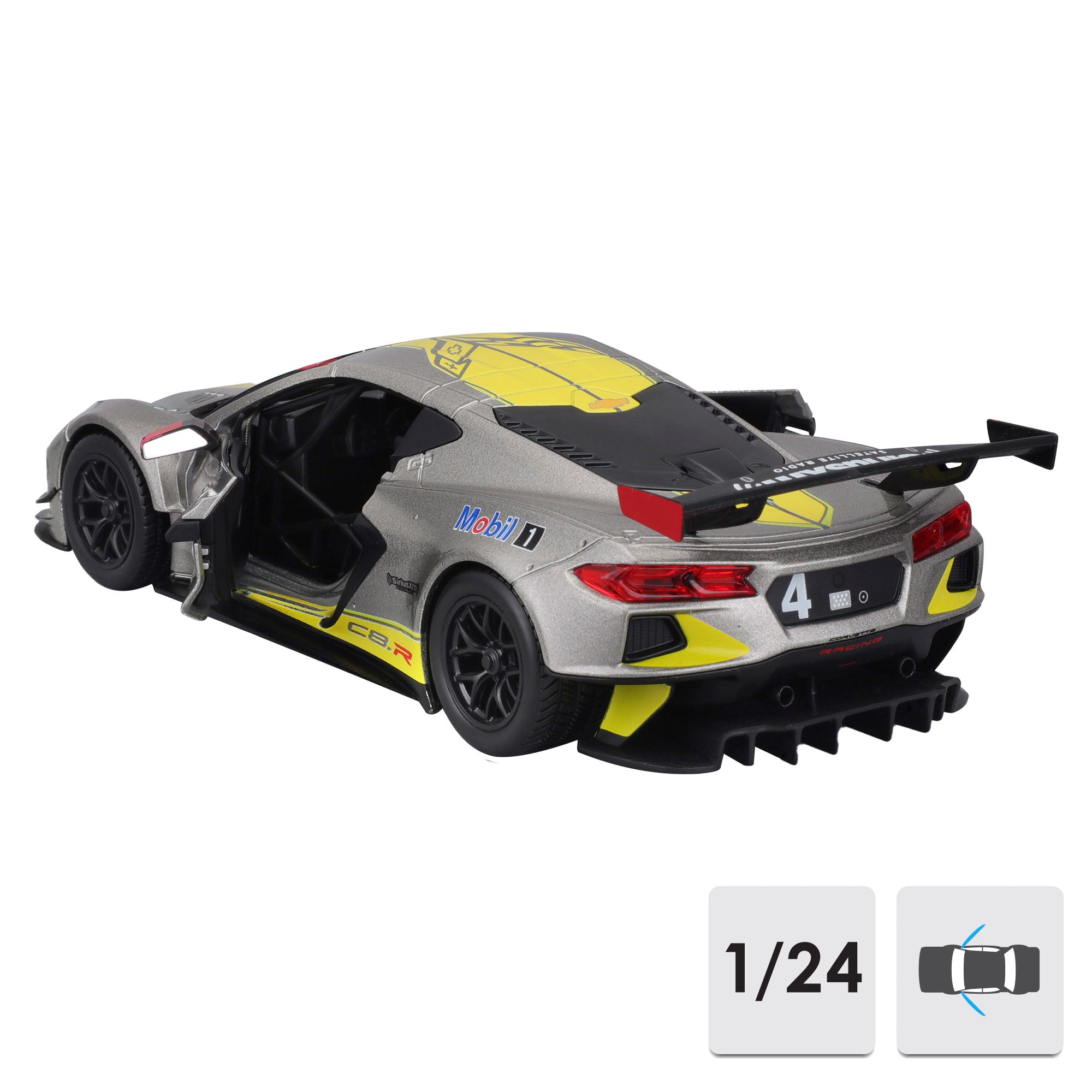 Burago Maqueta coche carreras Chevrolet Corvette C8.R 1:24