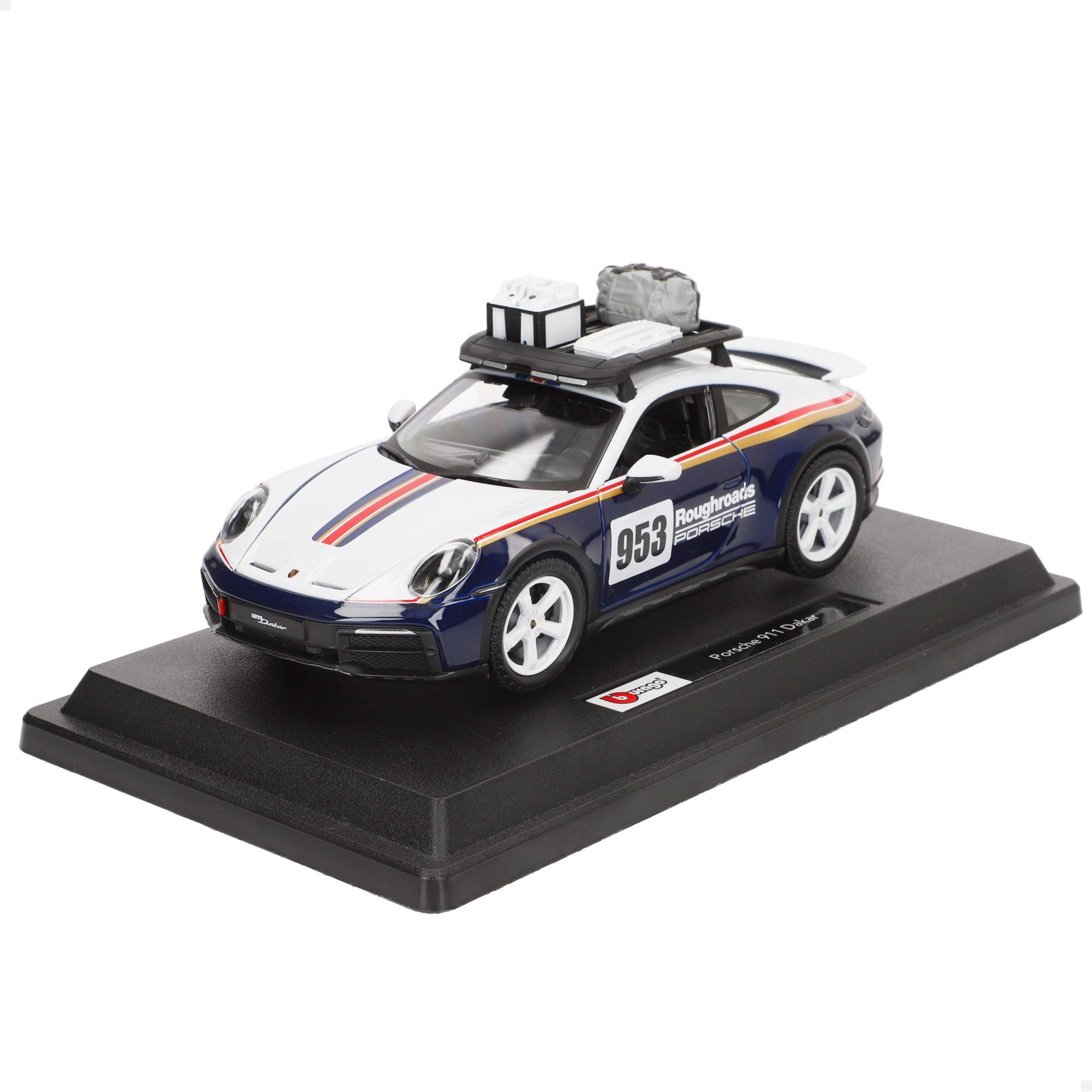 Burago Maqueta coche carreras Porsche 911 Dakar 1:24