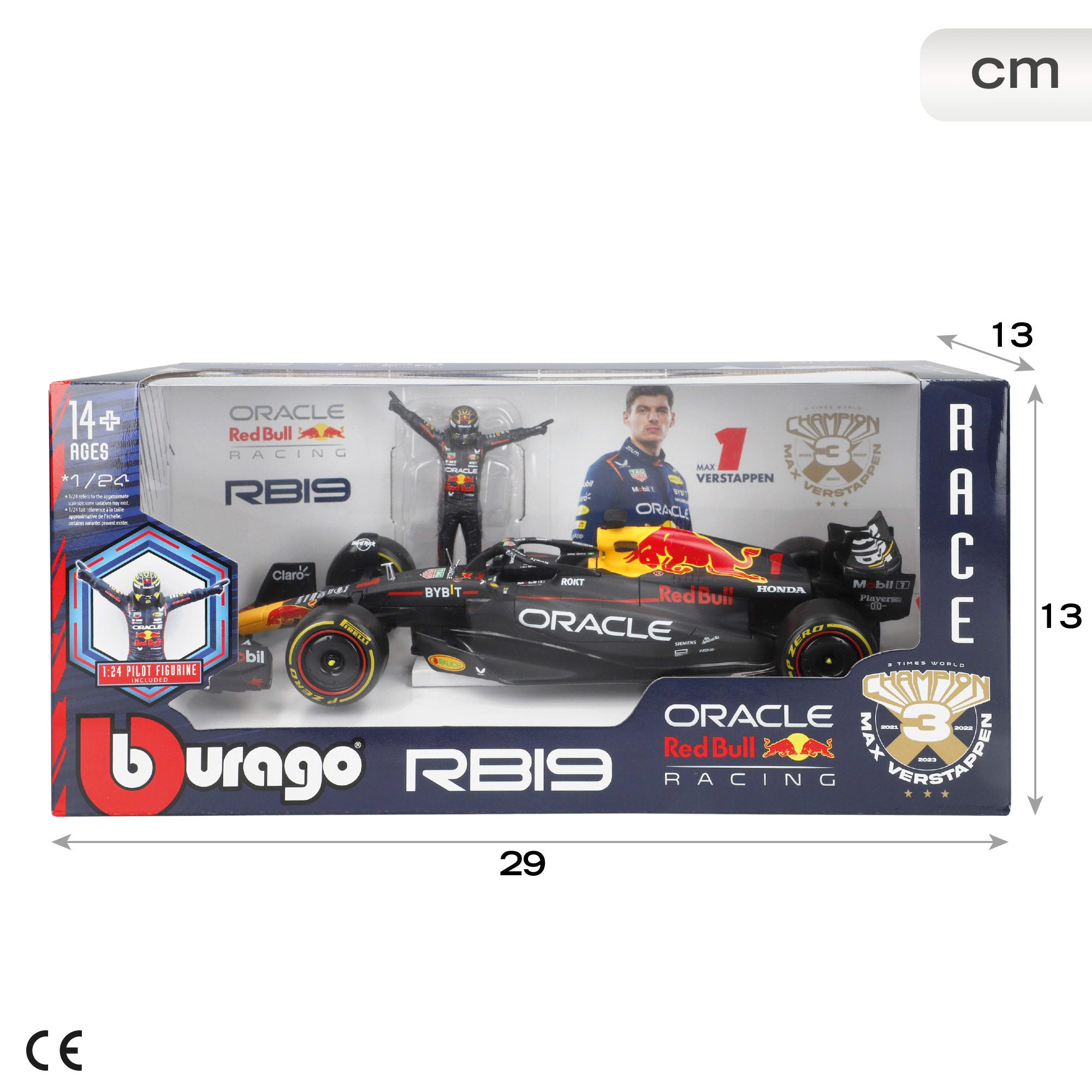 Burago Coche 1:24  Red Bull Racing RB19 Verstappen F1 2023