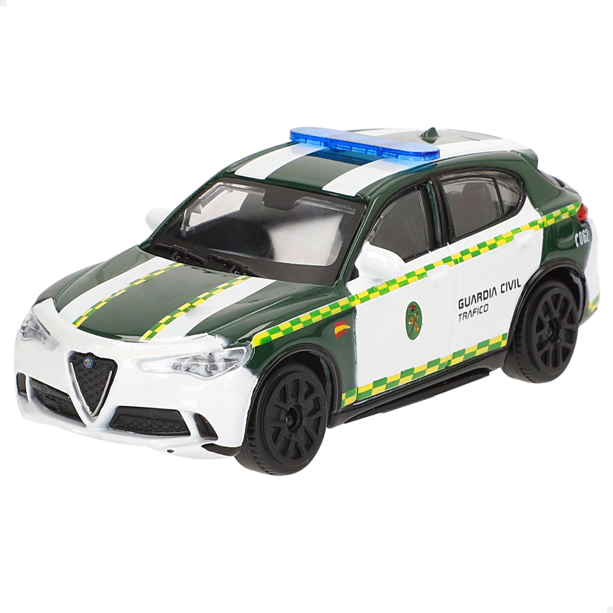 Burago Coche Guardia Civil Tráfico réplica original Alfa Romeo Giulia 1:43