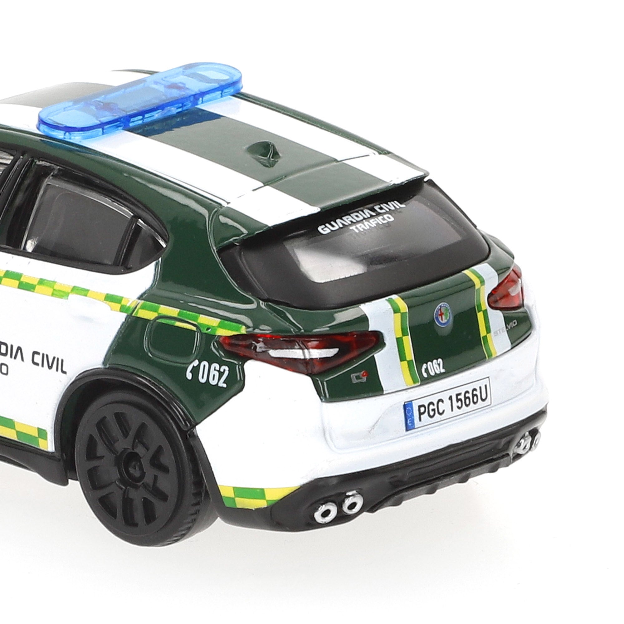 Burago Coche Guardia Civil Tráfico réplica original Alfa Romeo Giulia 1:43