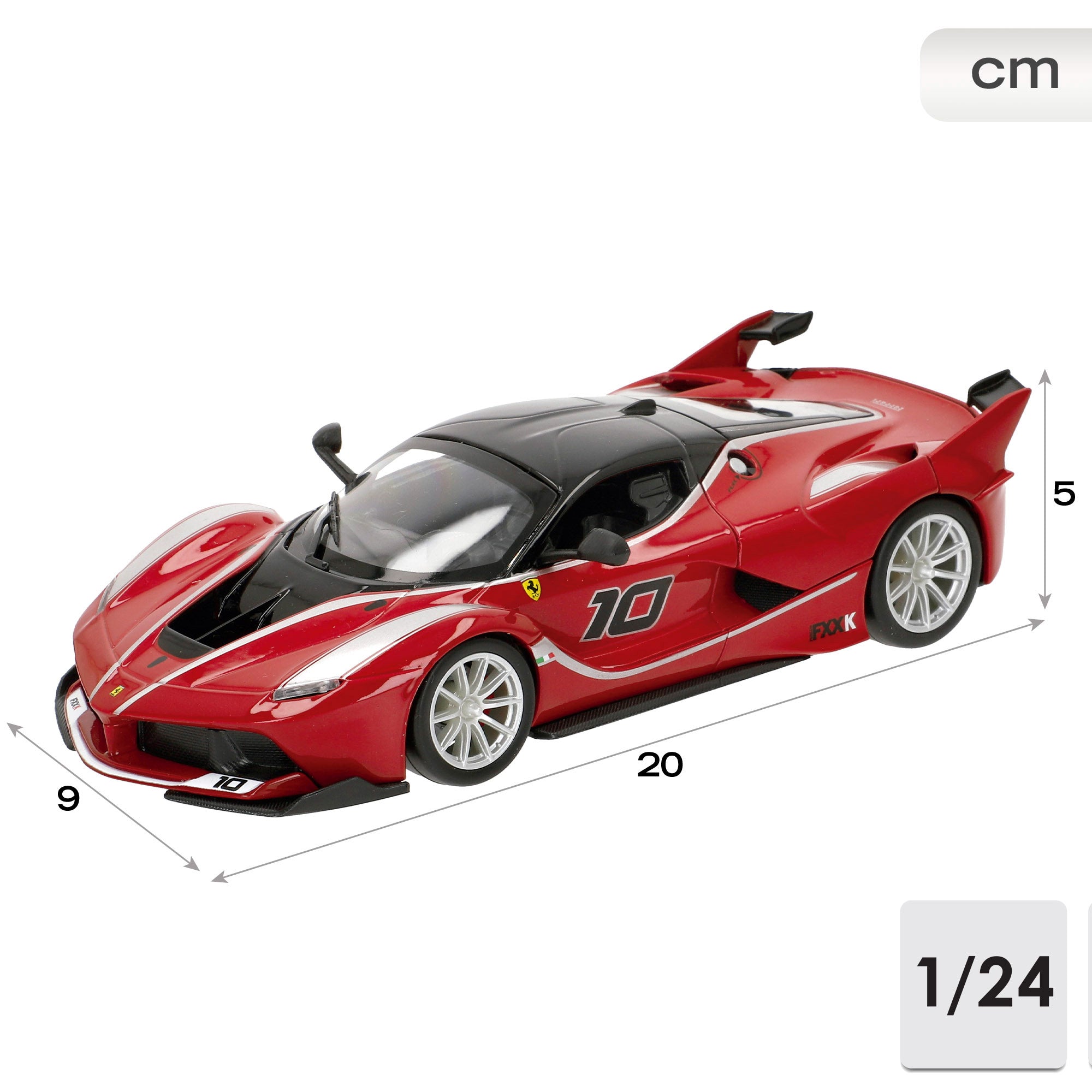 Burago Maqueta coche Ferrari FXX-K Nº10 1:24