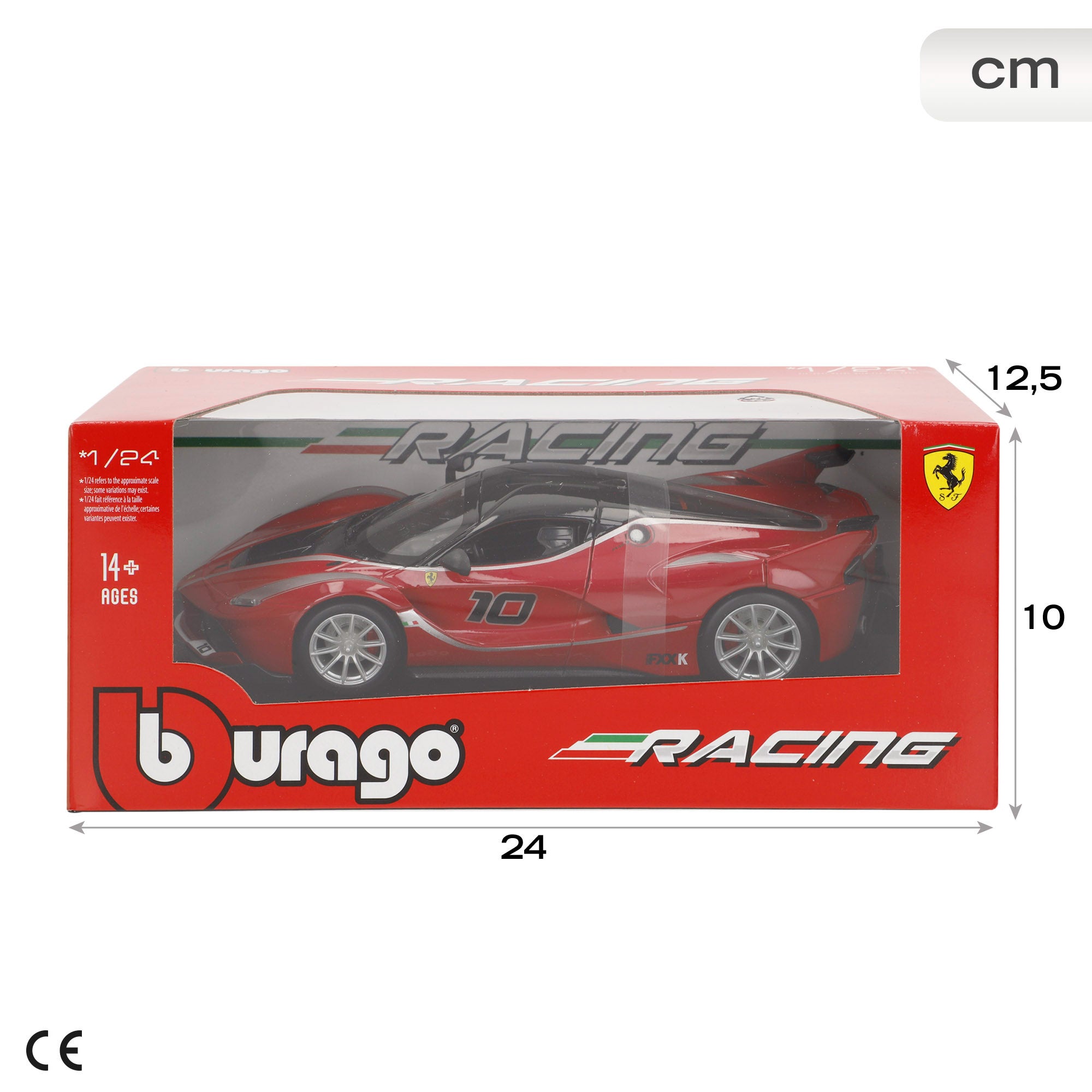 Burago Maqueta coche Ferrari FXX-K Nº10 1:24