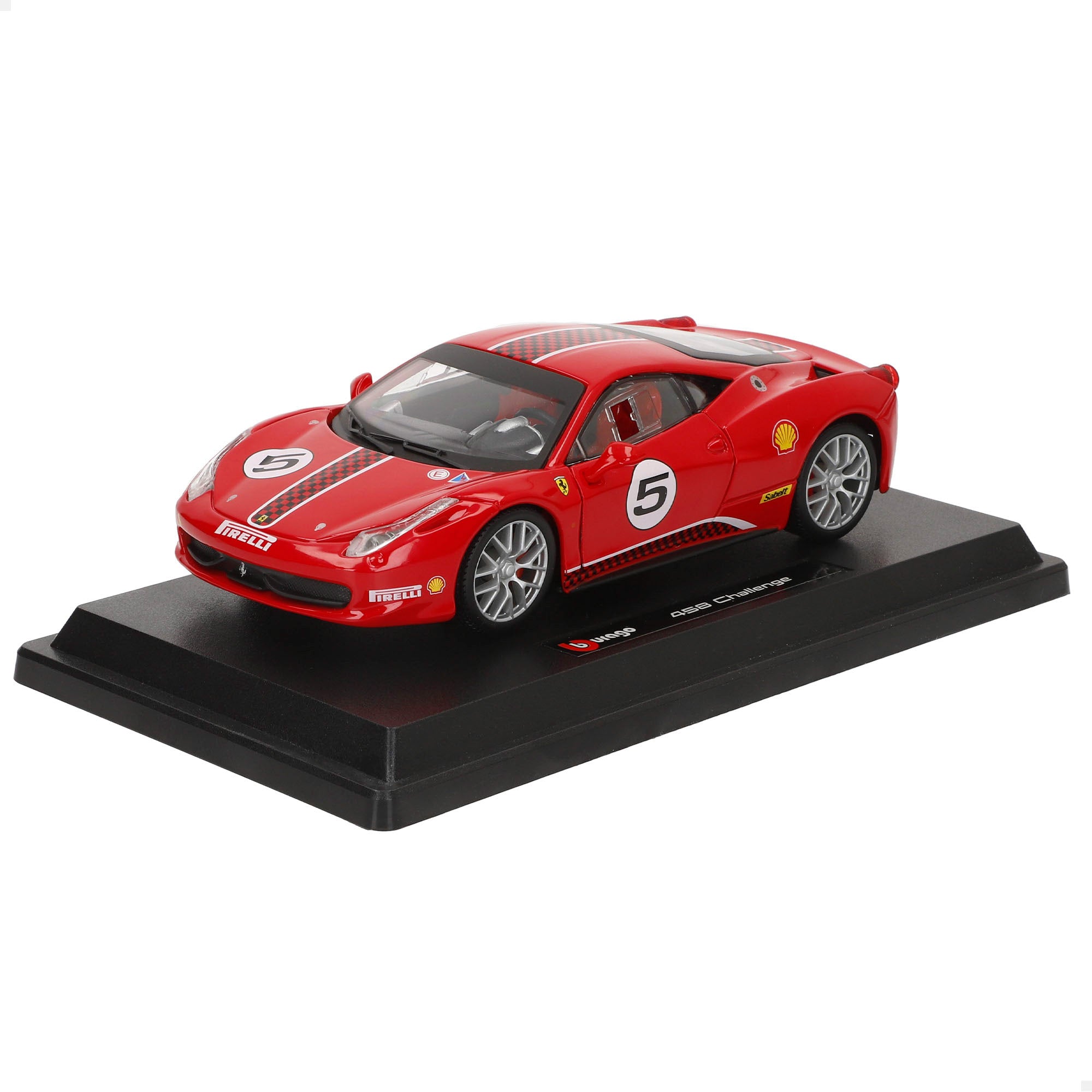 Burago Maqueta Coche Ferrari 458 Challenge Nº5 1:24