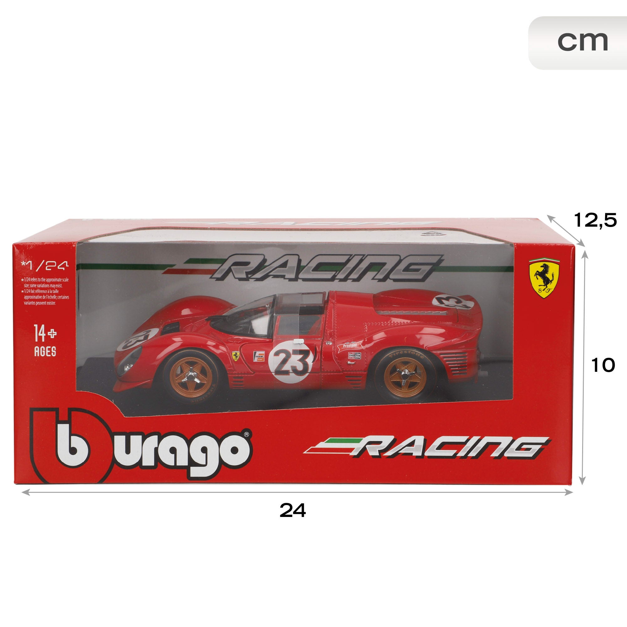 Burago Maqueta Coche Ferrari 330 P4 Daytona Nº23 1:24