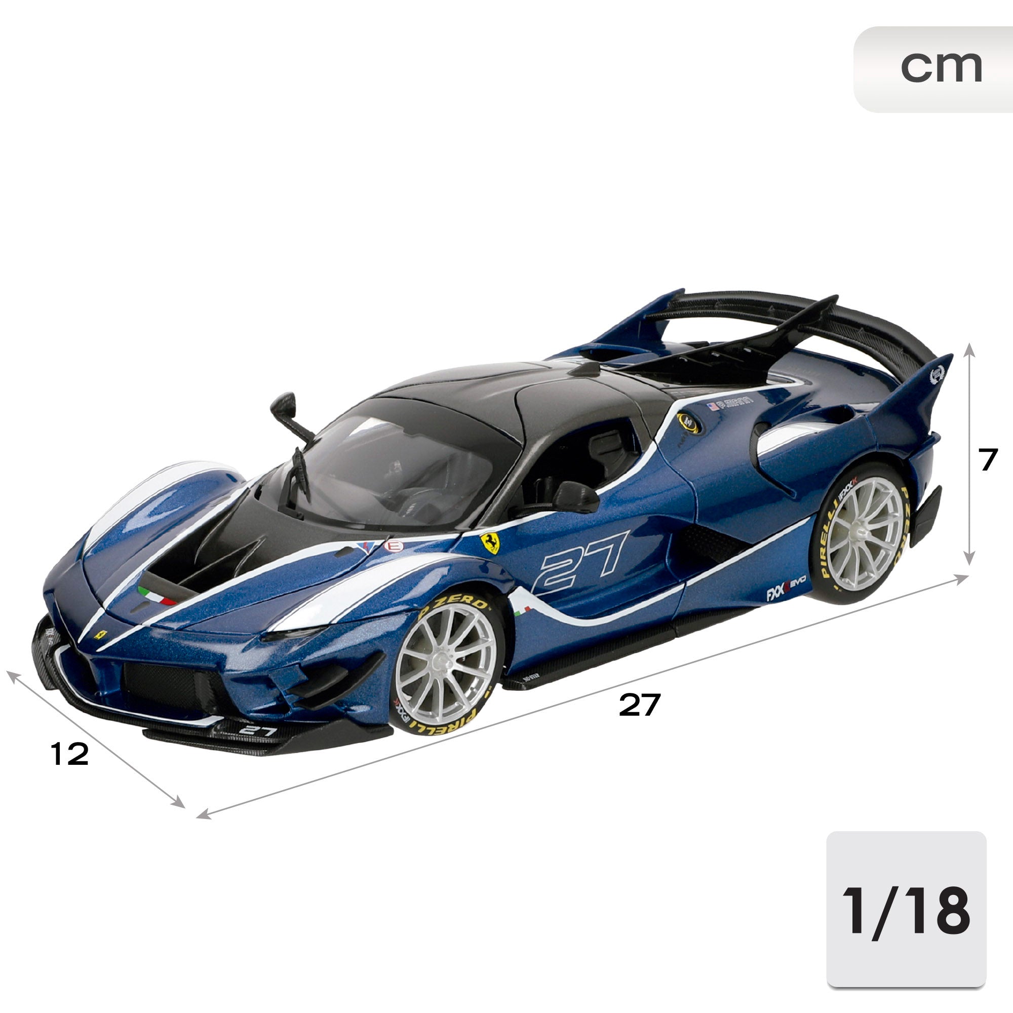 Burago Maqueta Coche Ferrari FXX-K Evo Nº27 1:18