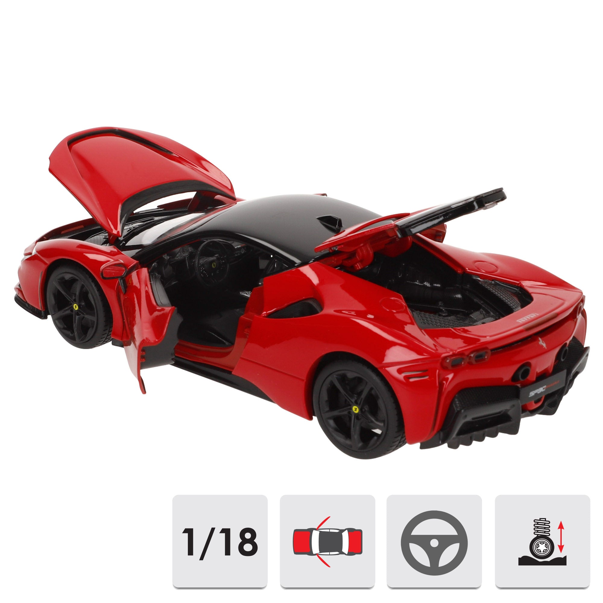 Burago Maqueta Coche Ferrari SF90 Stradale 1:18