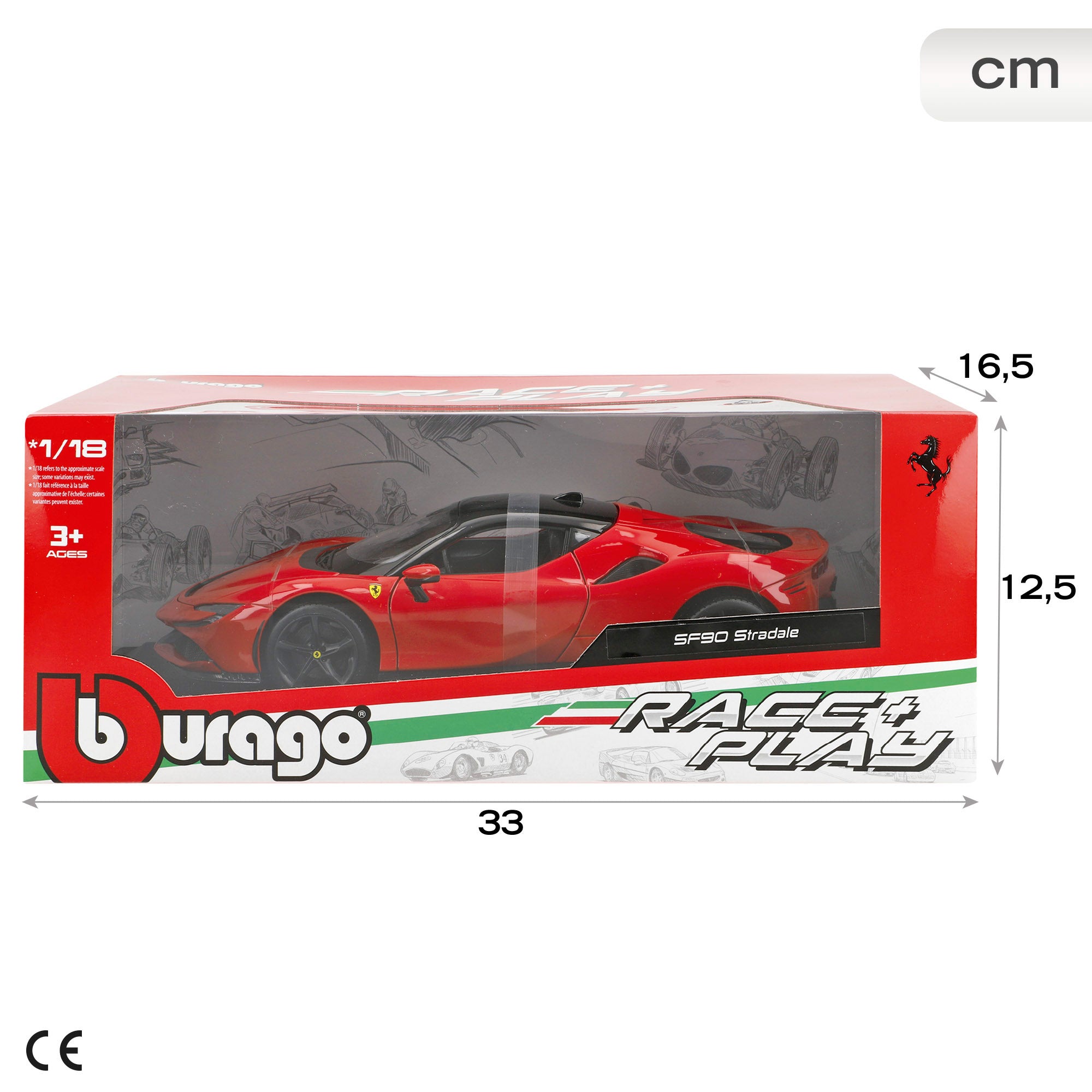 Burago Maqueta Coche Ferrari SF90 Stradale 1:18
