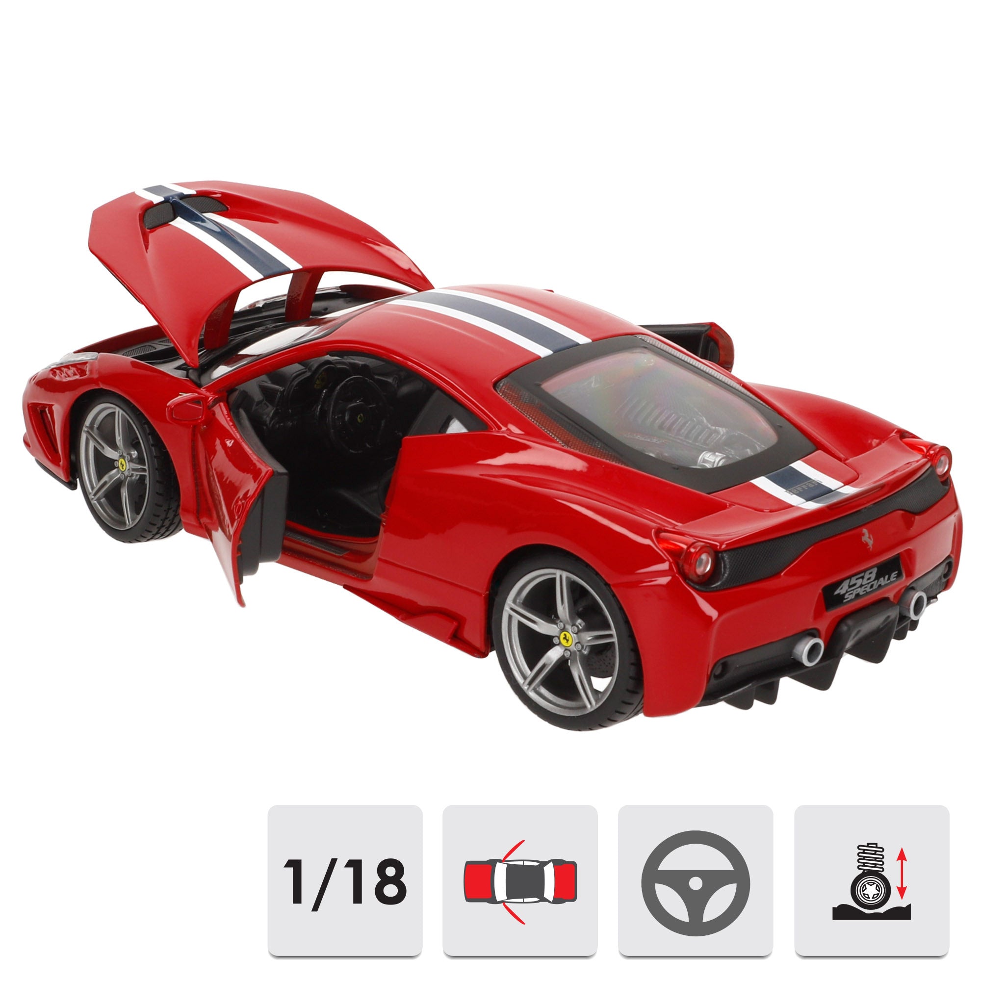 Burago Maqueta Coche Ferrari 458 Speciale 1:18