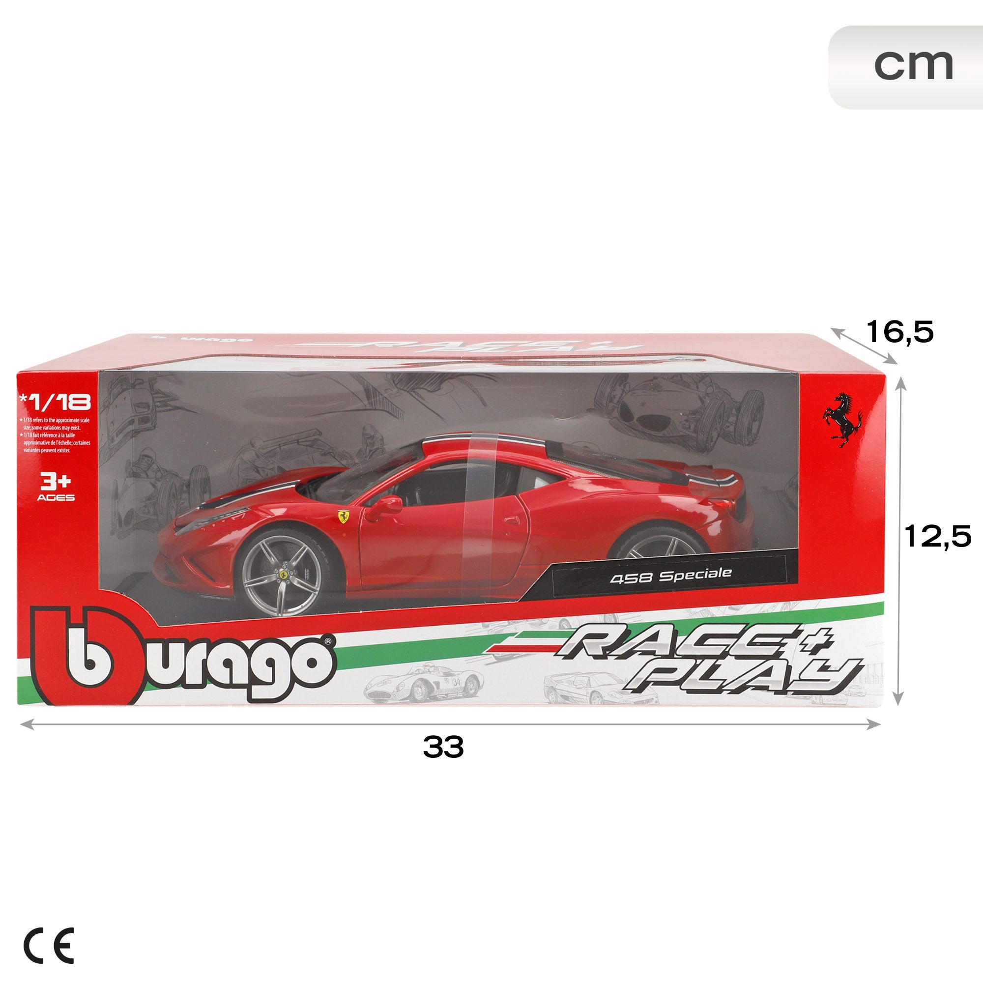 Burago Maqueta Coche Ferrari 458 Speciale 1:18
