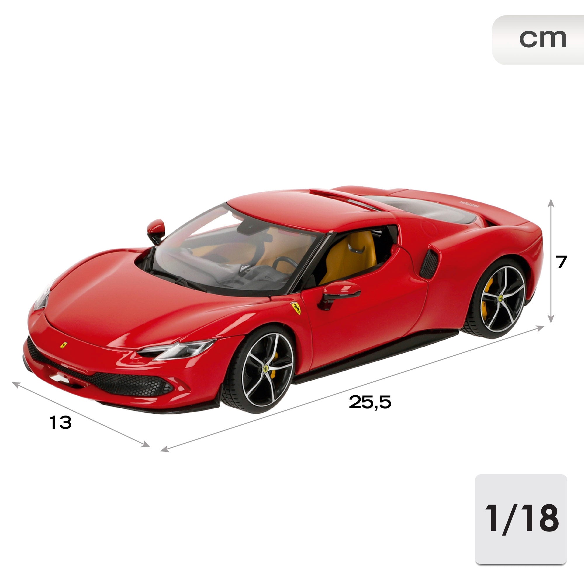 Burago Maqueta Coche Ferrari 296 GTB 1:18