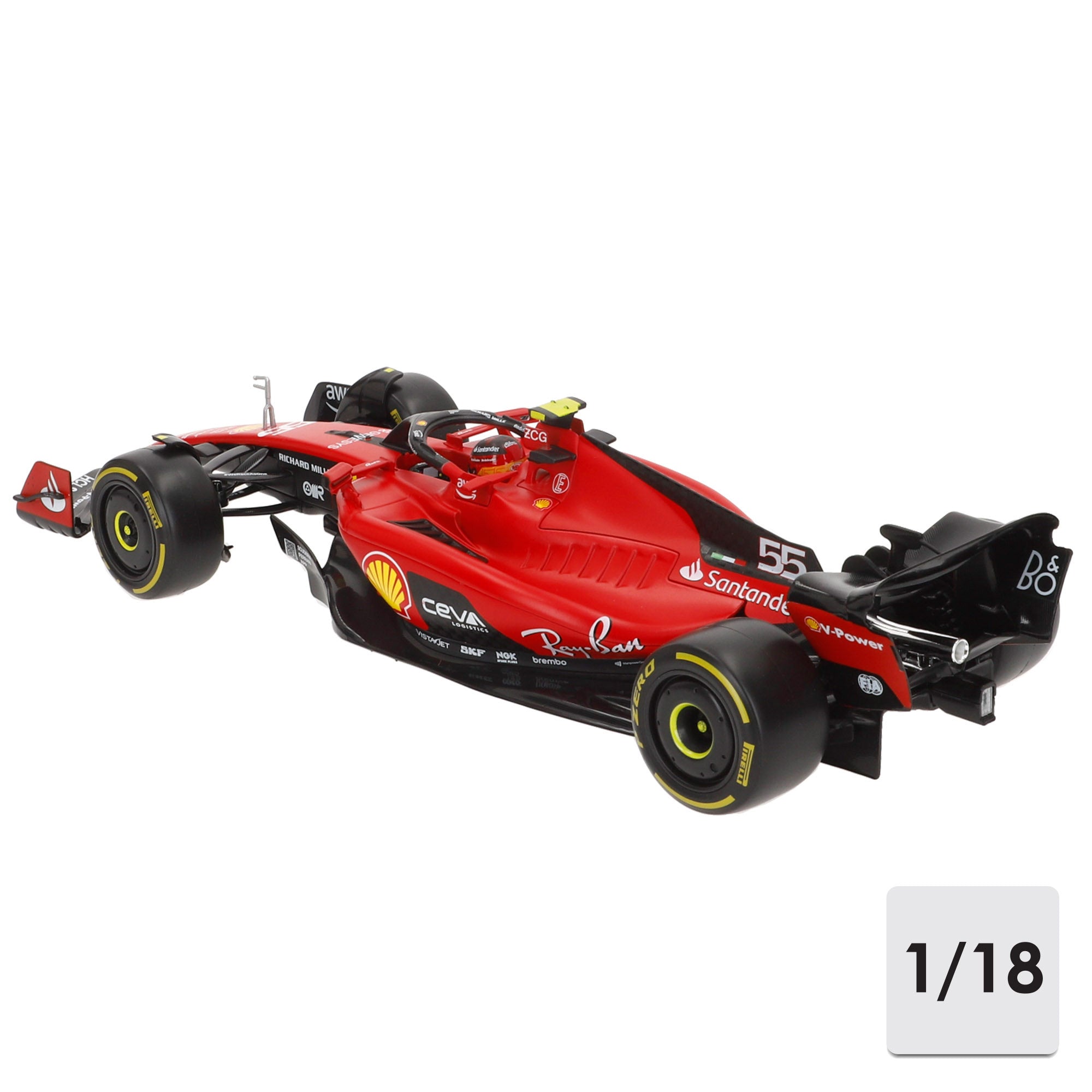 Burago Coche 1:18 Ferrari SF-23 Carlos Sainz F1 2023